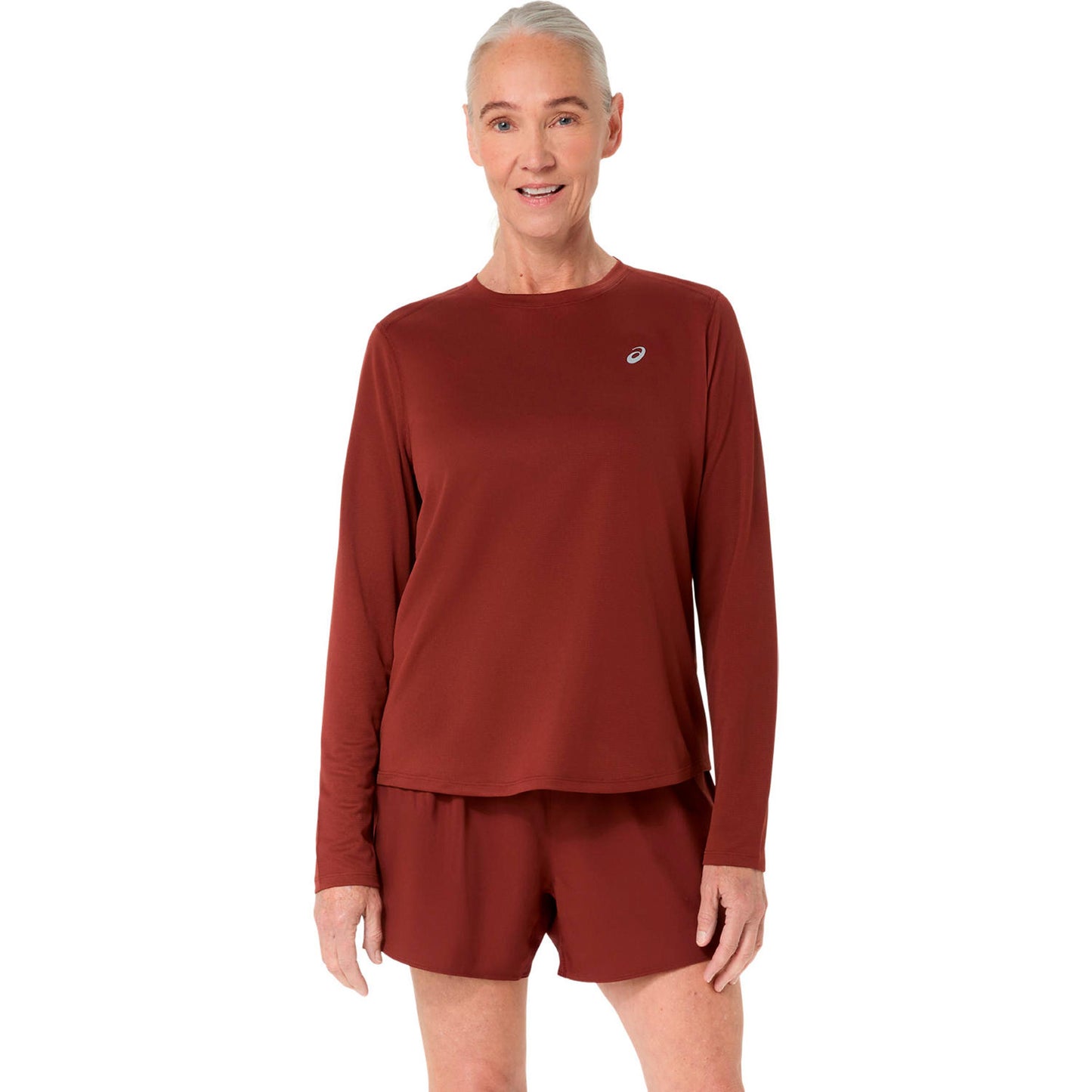 ASICS Core  Löpartröja Damer - mörkröd
