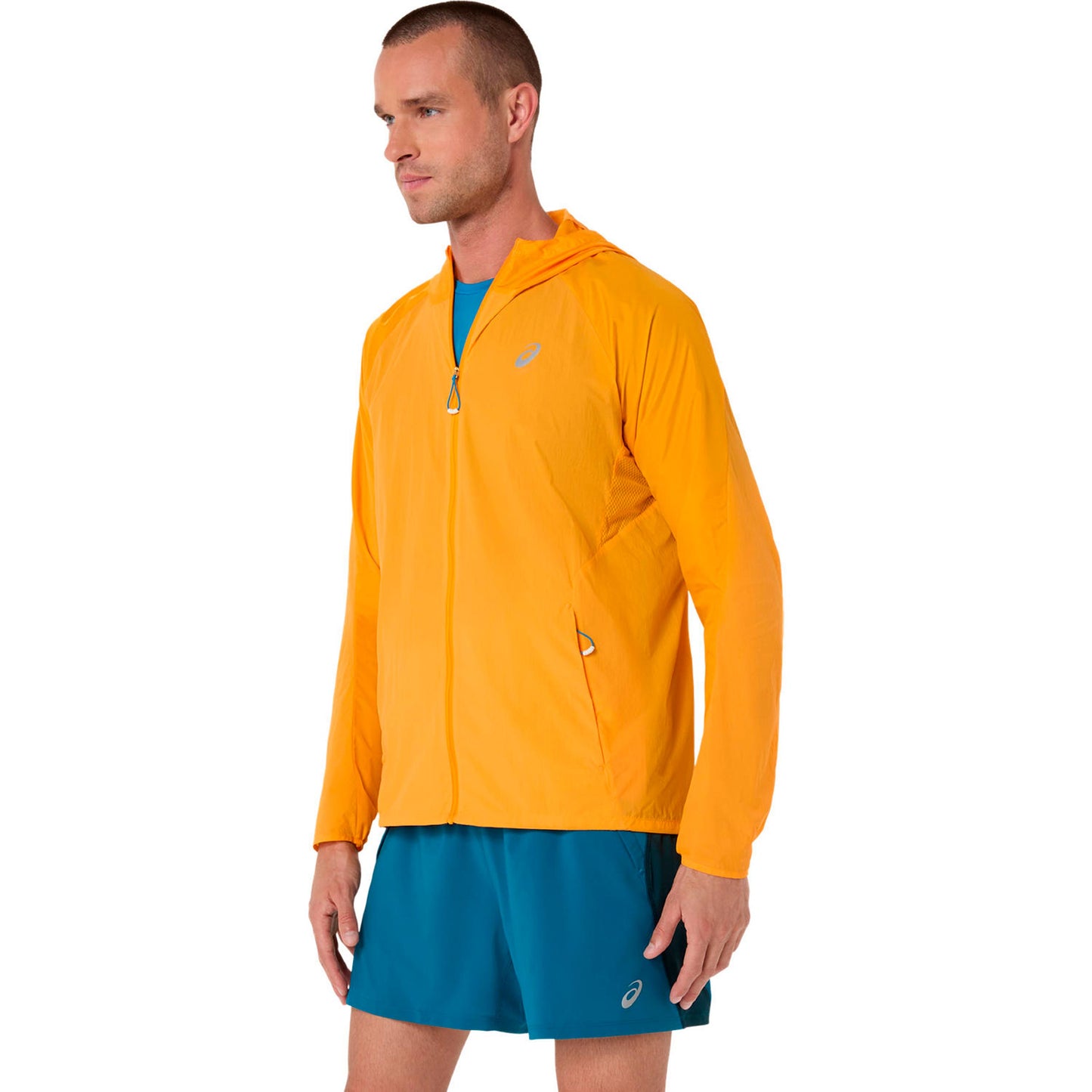 ASICS Road Packable Jacket Löparjacka Herrar - orange, silver