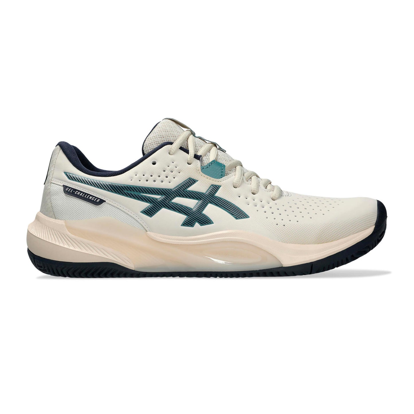 ASICS Gel-Challenger 15 Sko för grus Herrar - beige, mörkblå