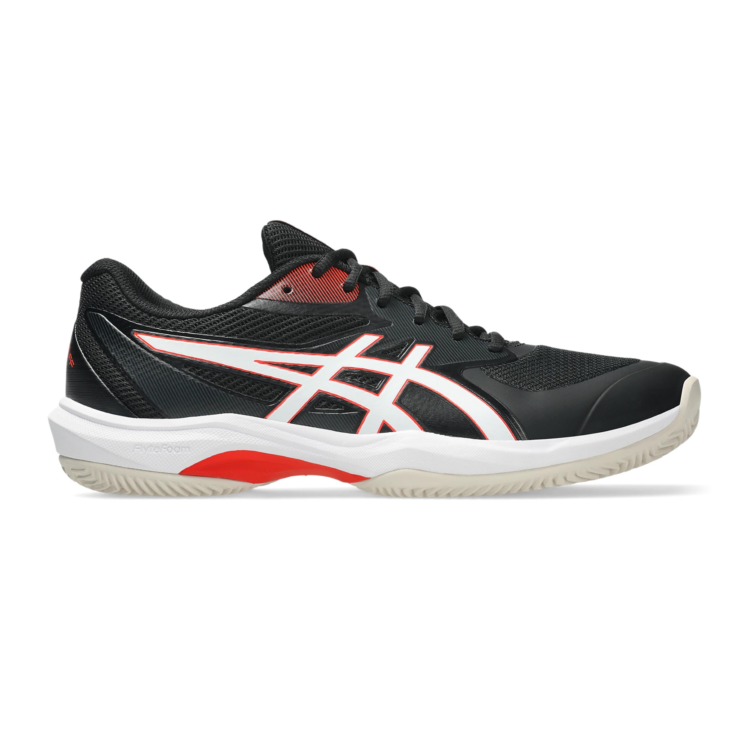ASICS Game FF/OC Sko för grus Herrar - svart, röd