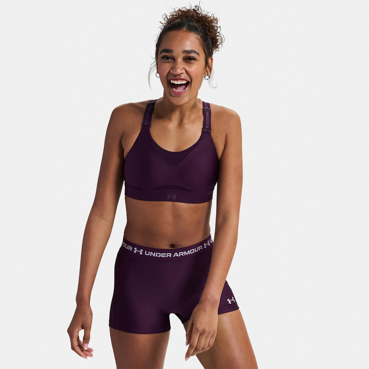 Under Armour Infinity High 2.0 Sport-behå Damer - lila, violett