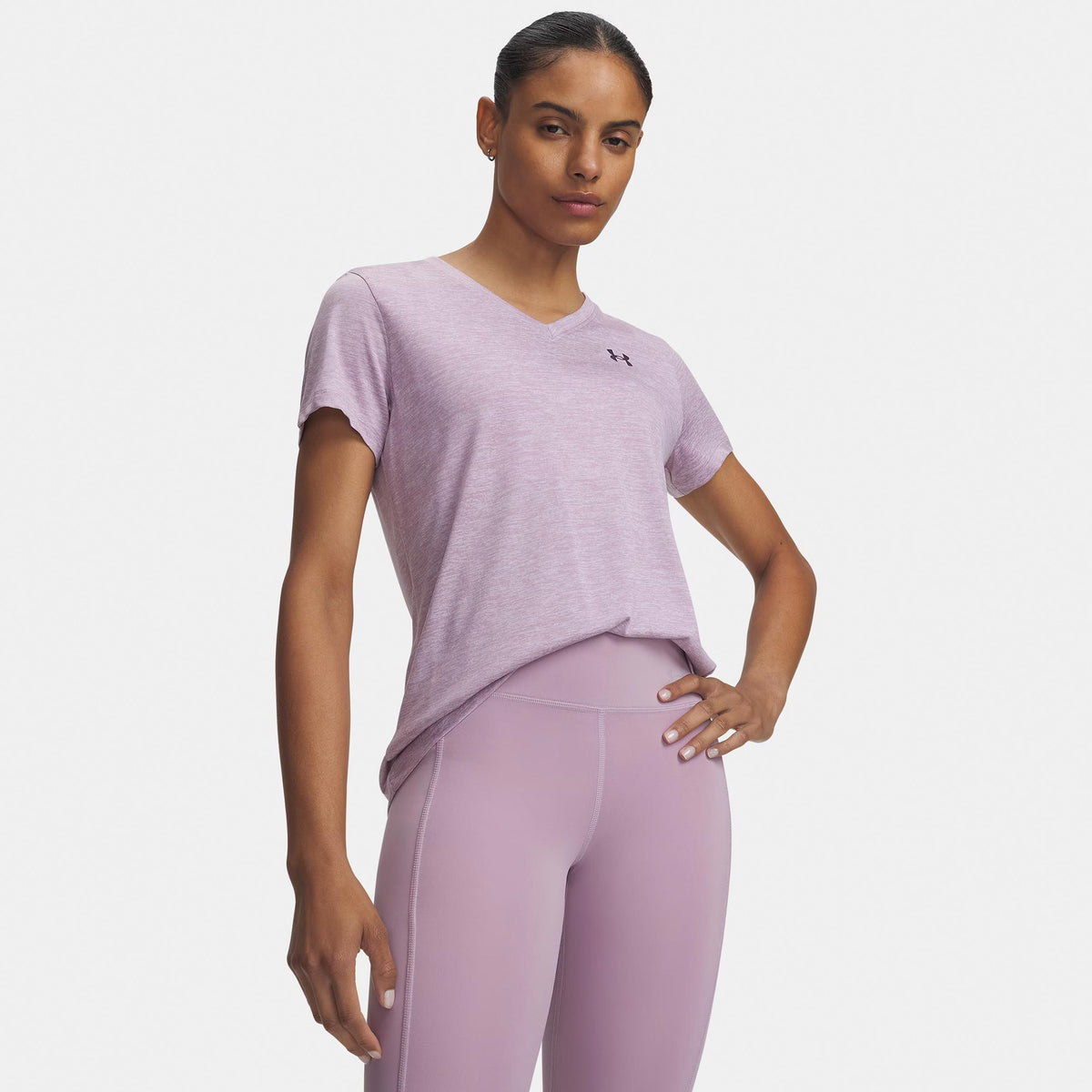 Under Armour Tech Twist T-shirt Damer - rosa, violett