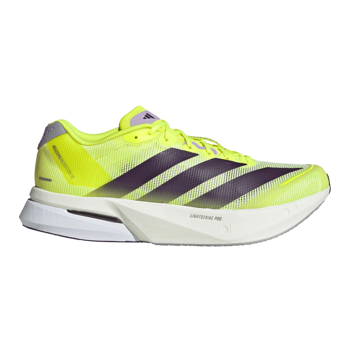 adidas adizero Boston 13 Tävlingssko Herrar - gul, lila