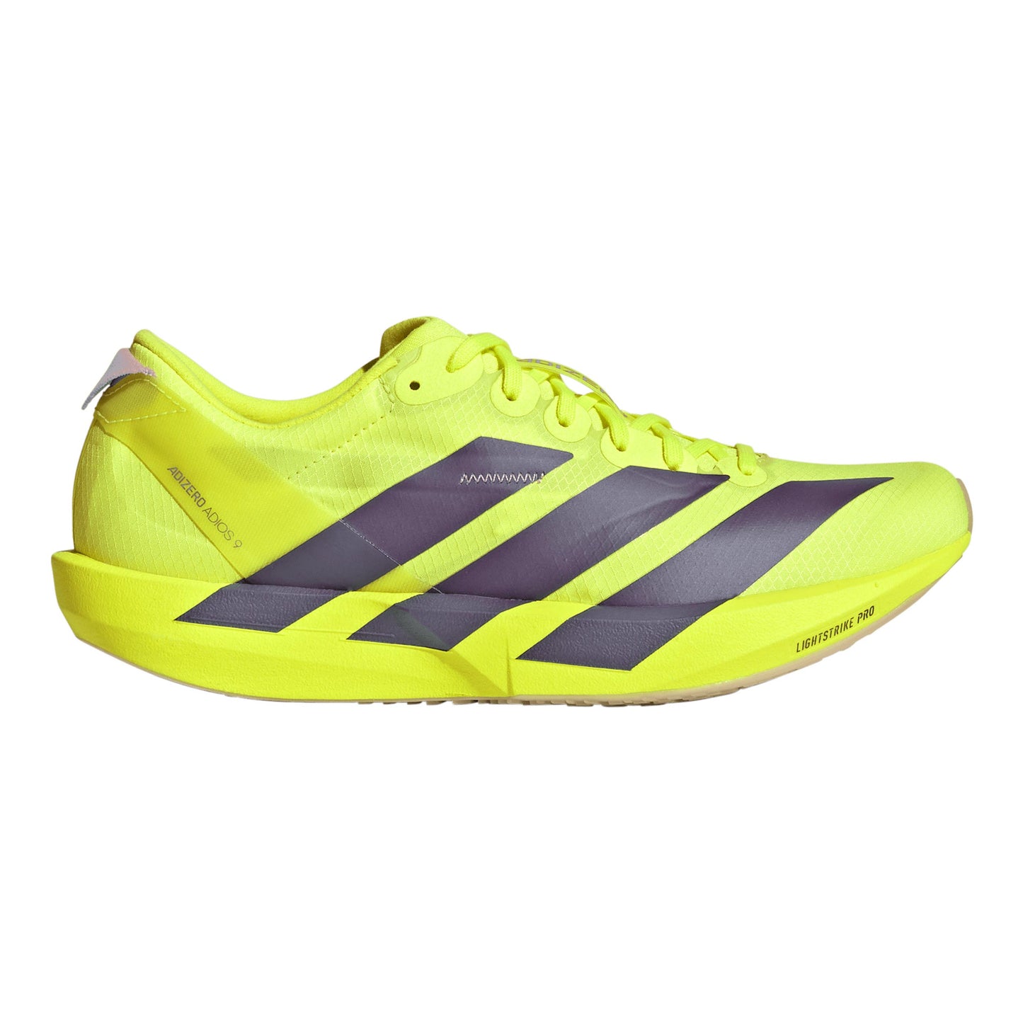 adidas adizero Adios 9 Tävlingssko Damer - neongul, grå