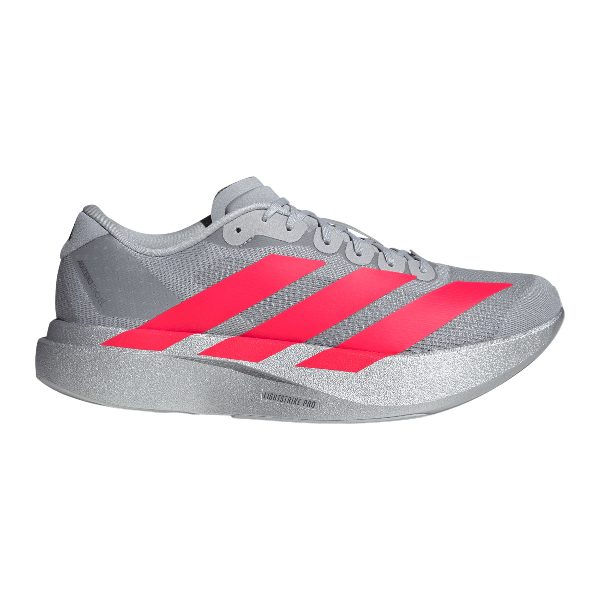 adidas adizero Evo SL Tävlingssko Herrar - grå, röd