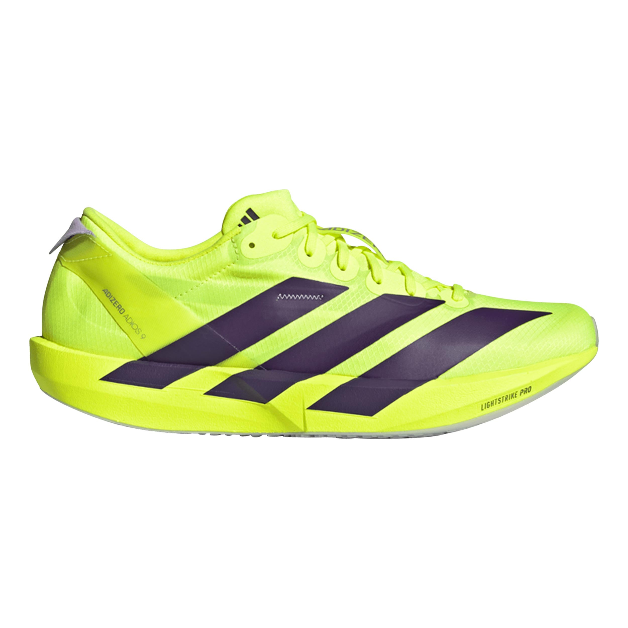 adidas adizero Adios 9 Tävlingssko Herrar - gul, lila