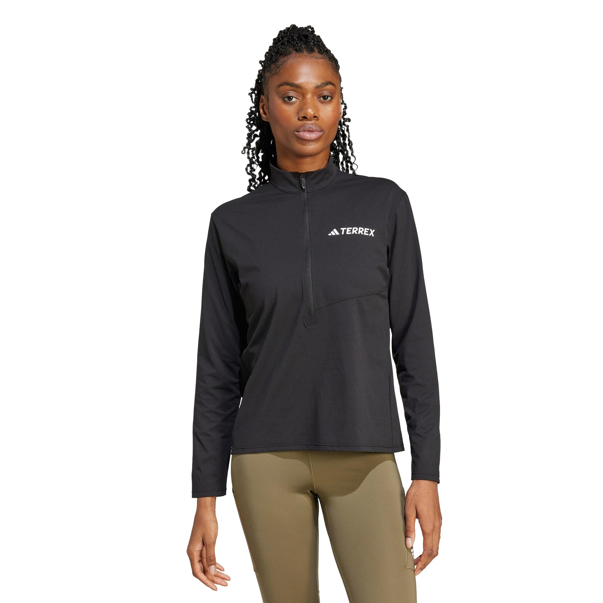 adidas Terrex MT Half-Zip  Löpartröja Damer-svart