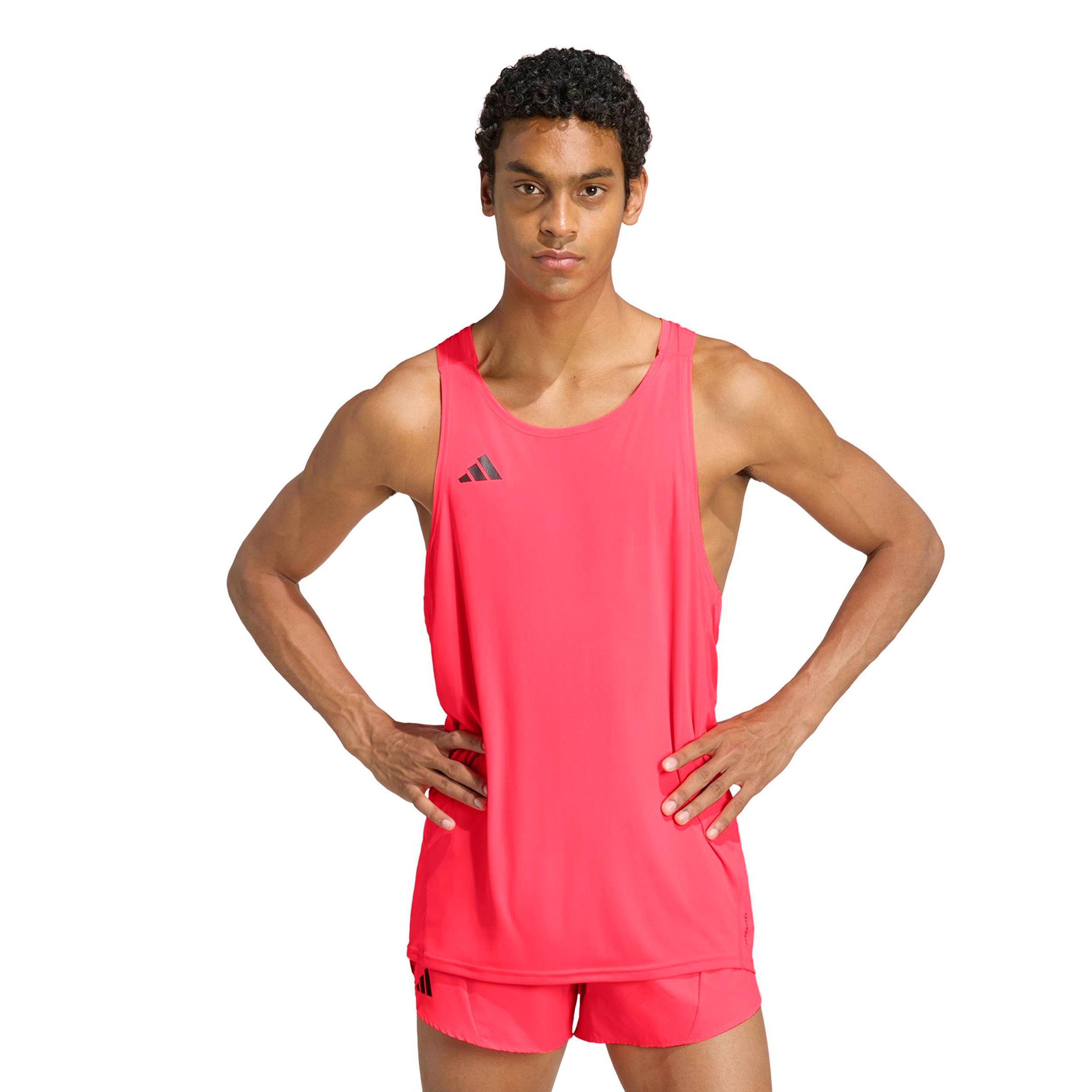 adidas Adizero Essential Löpartröja Herrar - korall