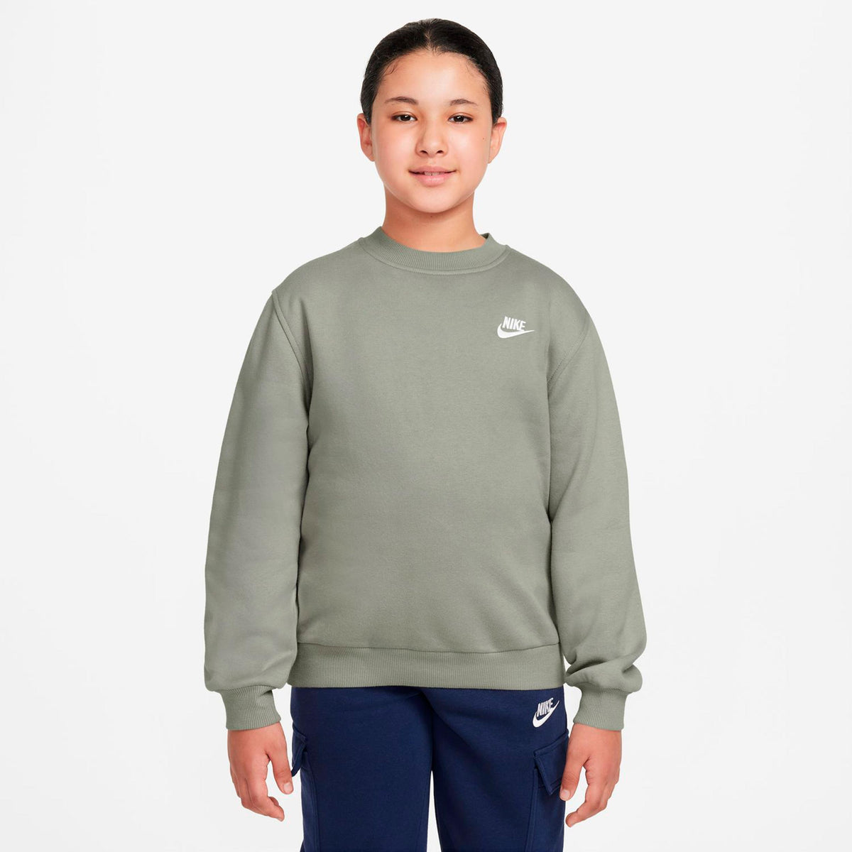 Nike Club Fleece Tröja Barn - grågrön