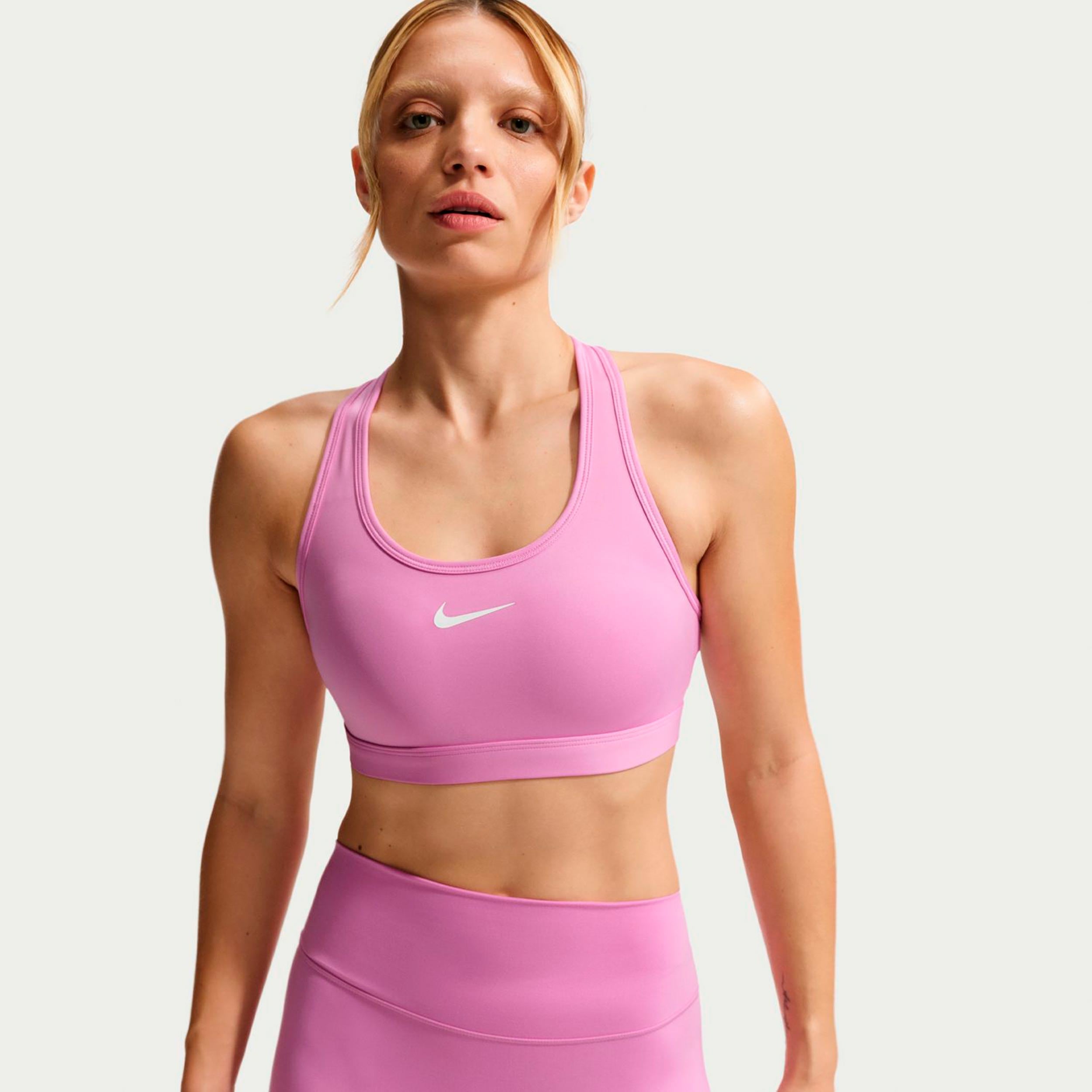 Nike Swoosh Medium Sport-behå Damer - lila