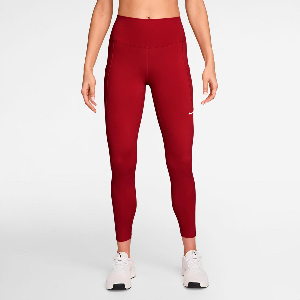 Nike Dri-FIT One High Rise 7/8 Tights Damer - röd