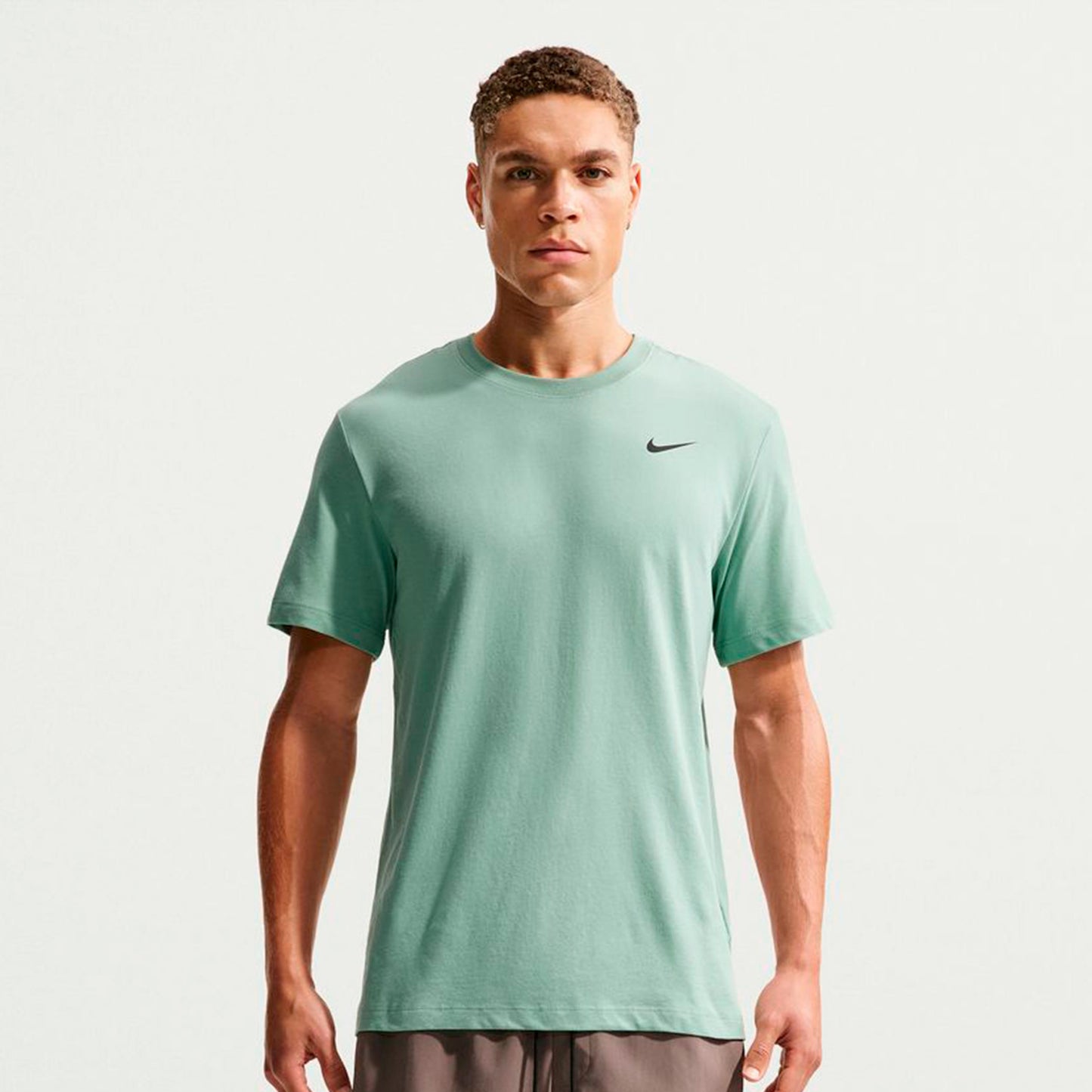Nike Dri-Fit  T-shirt Herrar - grågrön, svart