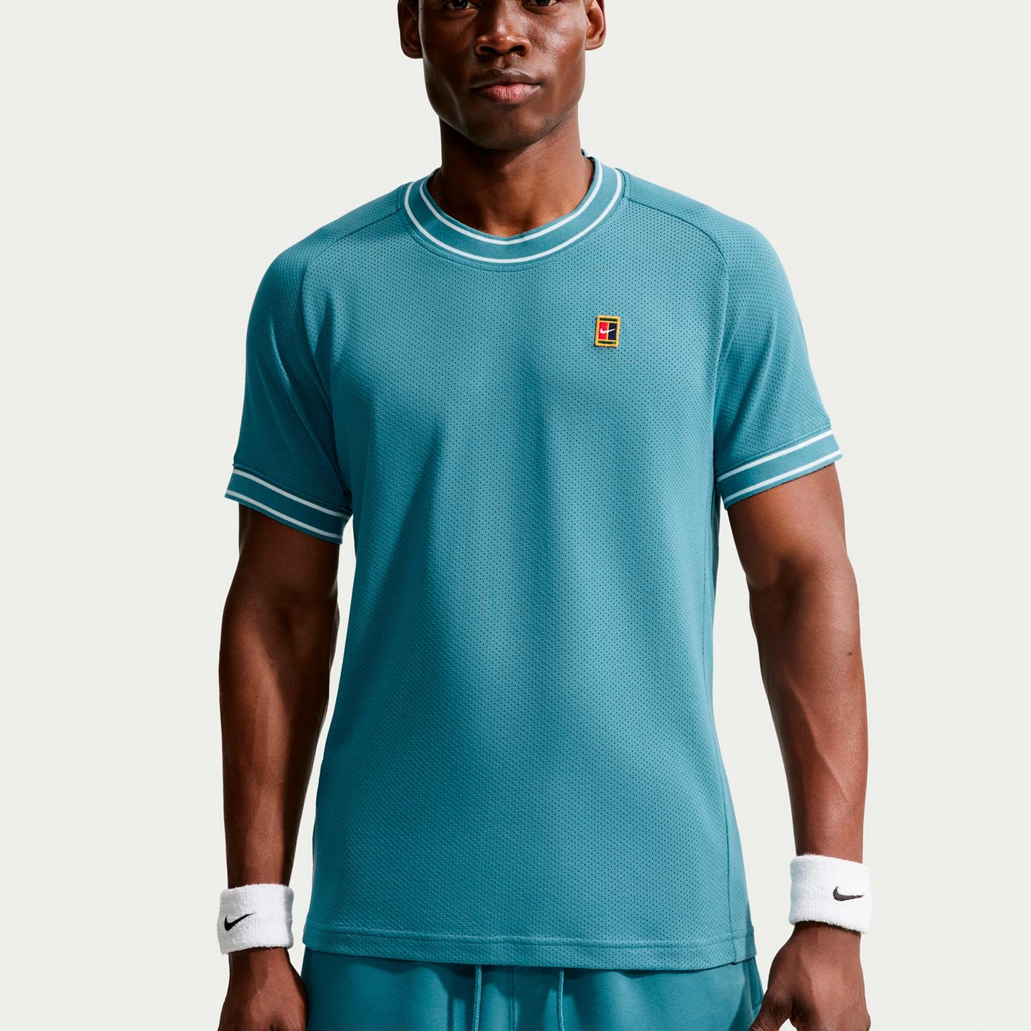 Nike Court Heritage T-shirt Herrar - petrol
