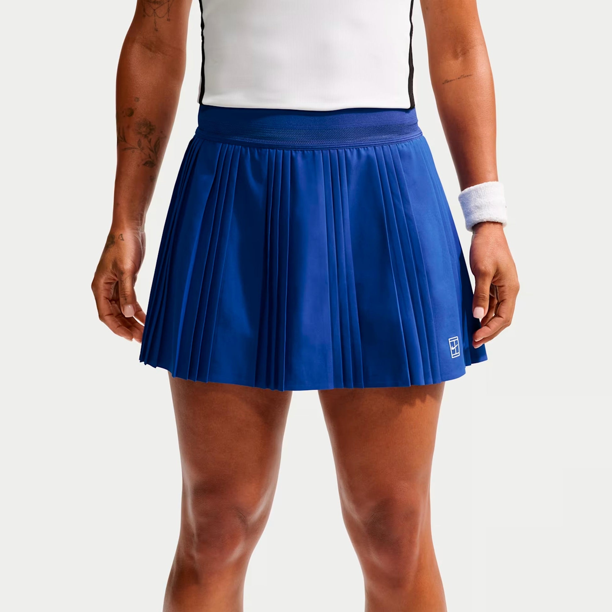 Nike Court Dri-FIT Advantage Ace Kjol Damer - blå, vit