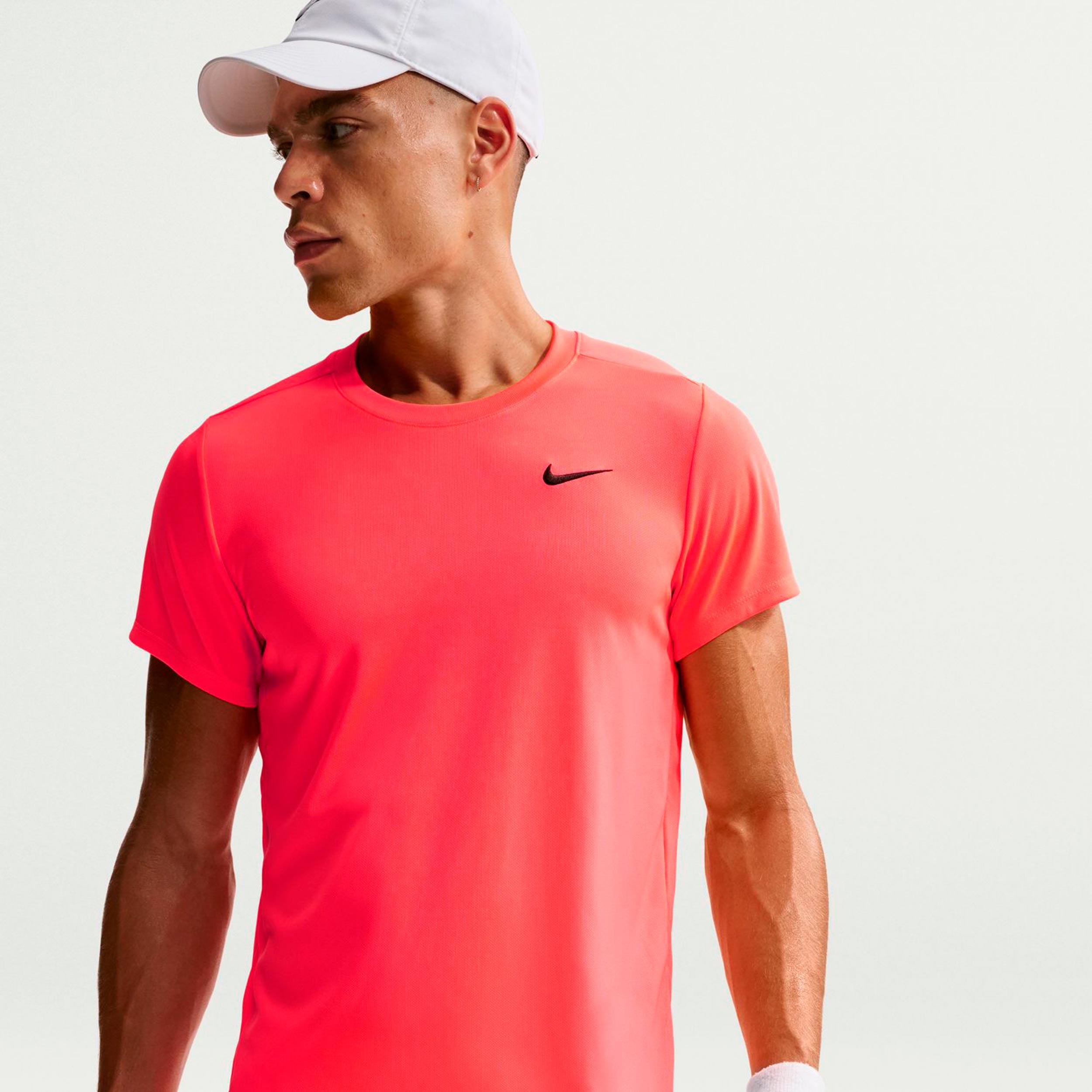 Nike Court Victory Dry T-shirt Herrar - korall, svart