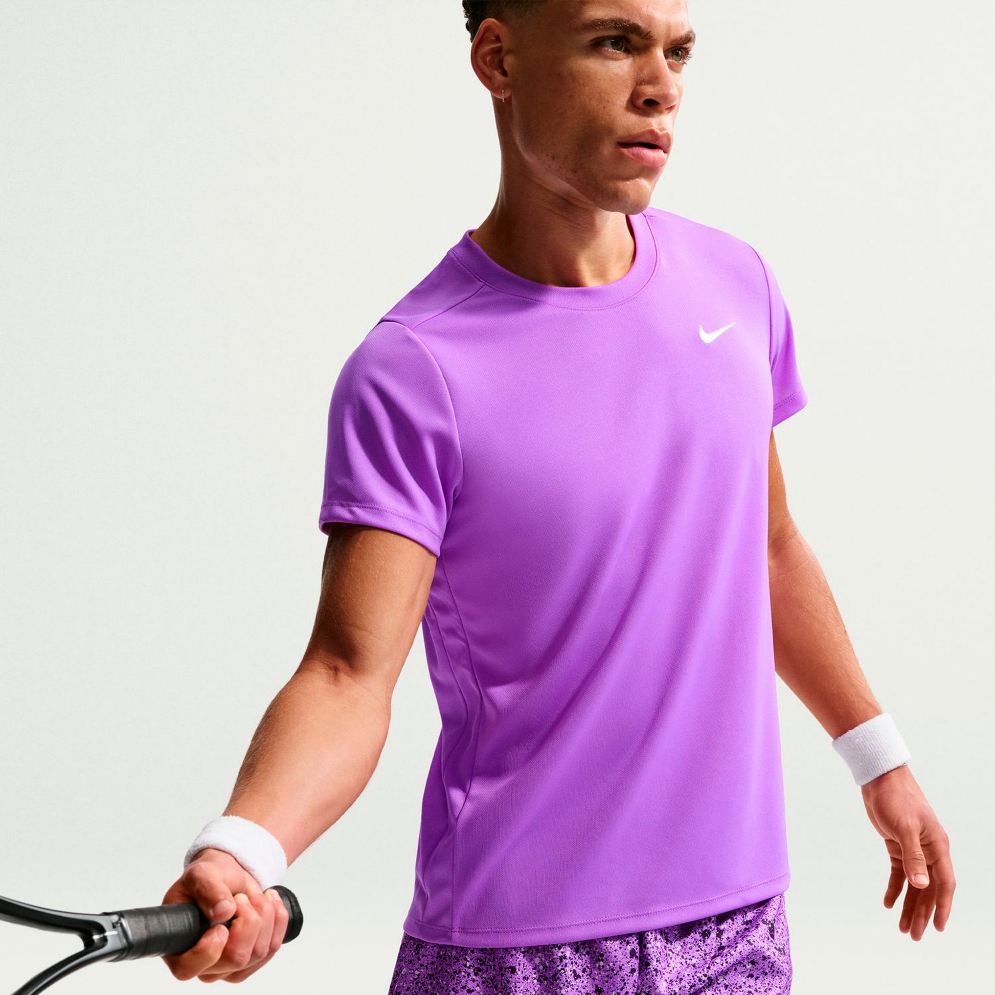 Nike Court Victory Dry T-shirt Herrar - lila