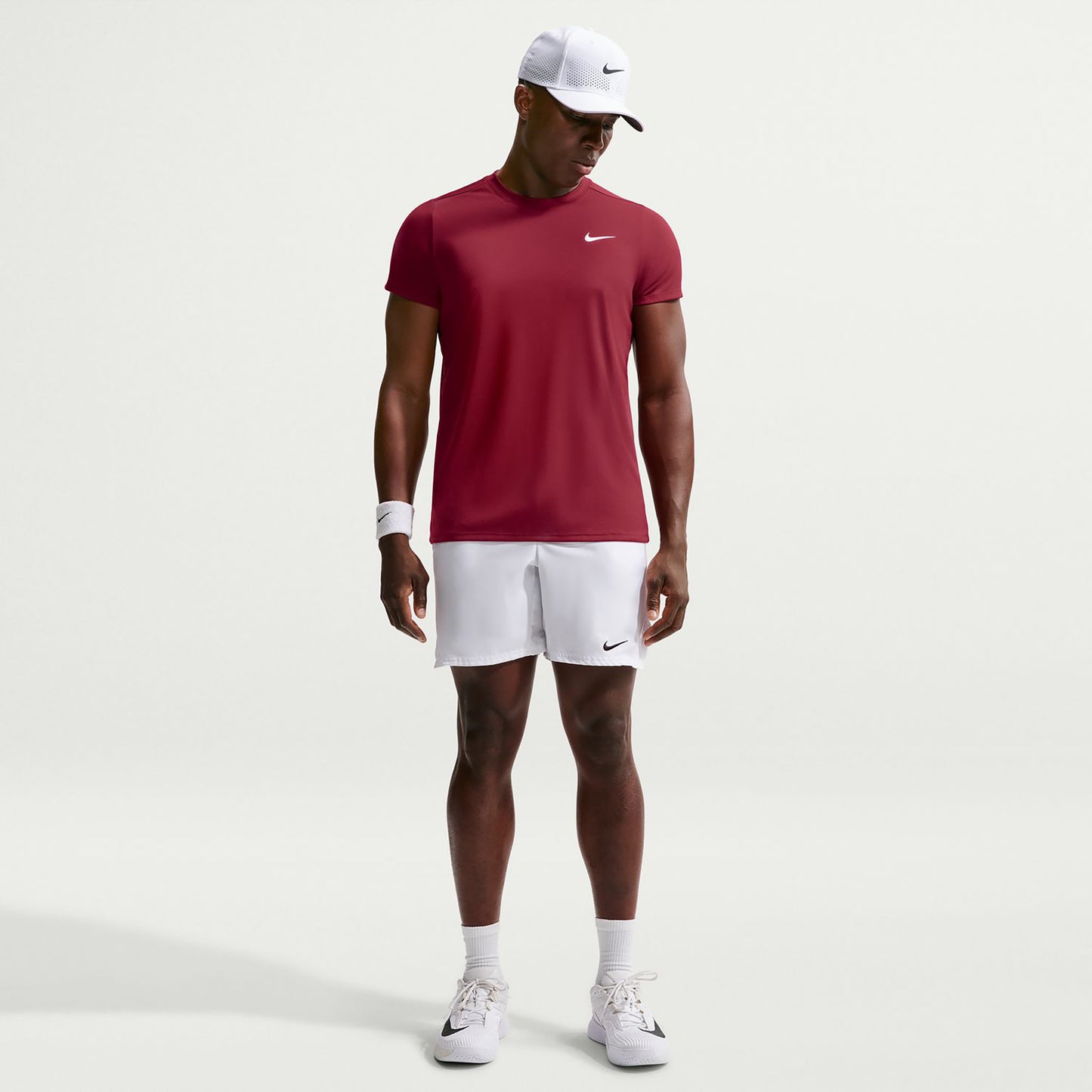 Nike Court Victory Dry T-shirt Herrar - rött vin