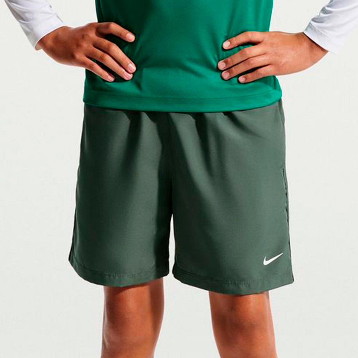 Nike Big Shorts Pojkar - mörkgrå