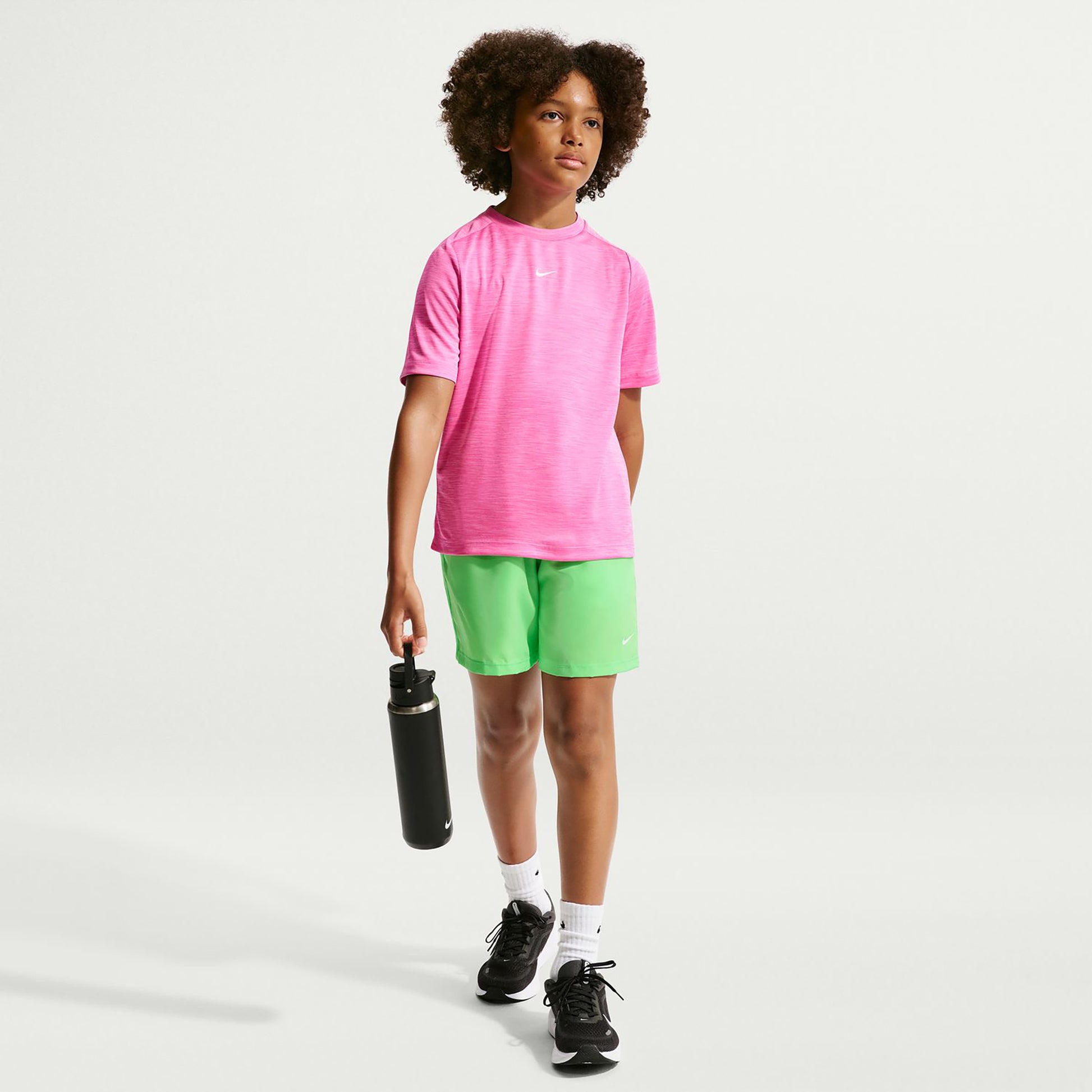 Nike Dri-FIT Multi Heather T-shirt Barn - rosa, rosa