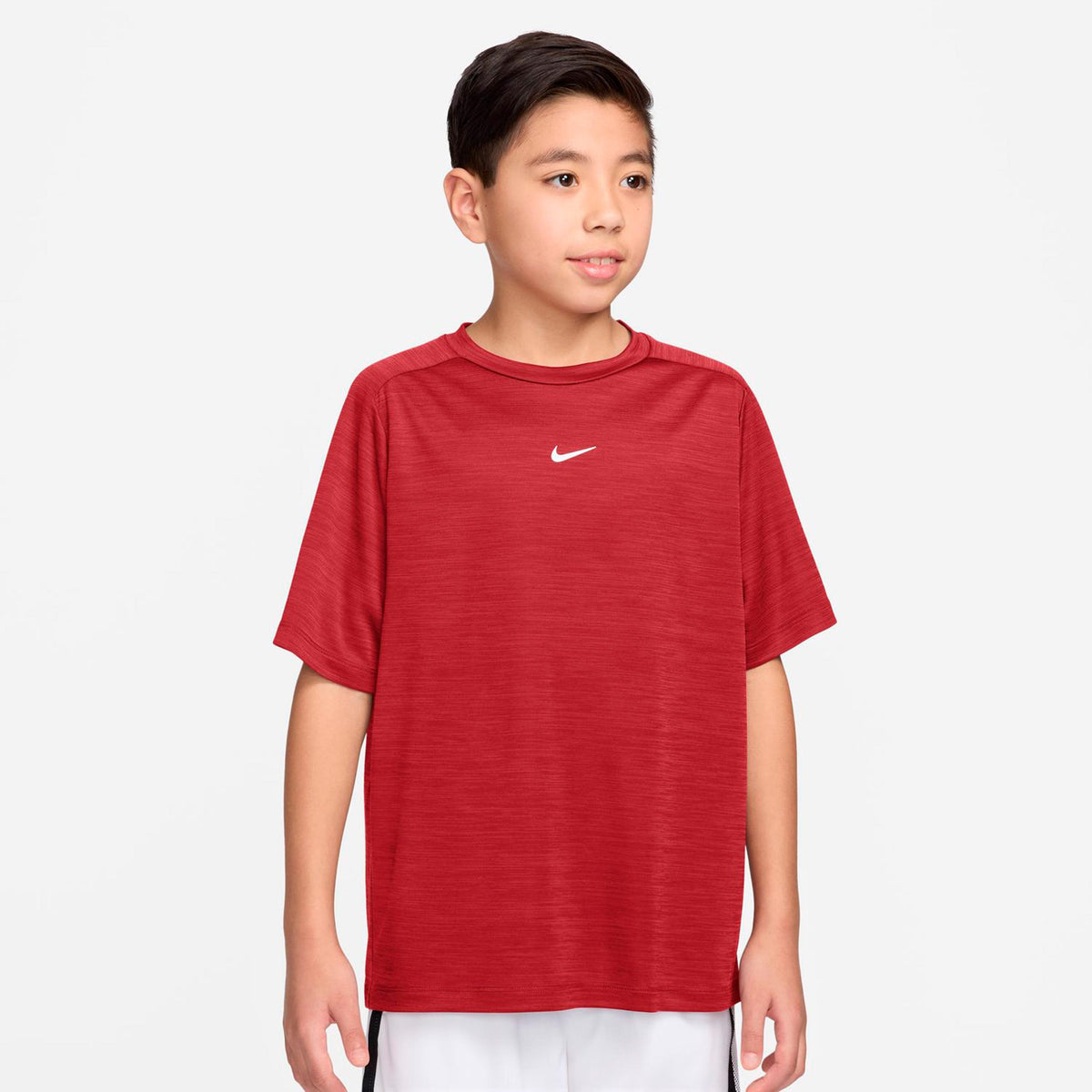 Nike Dri-FIT Multi Heather T-shirt Barn - röd