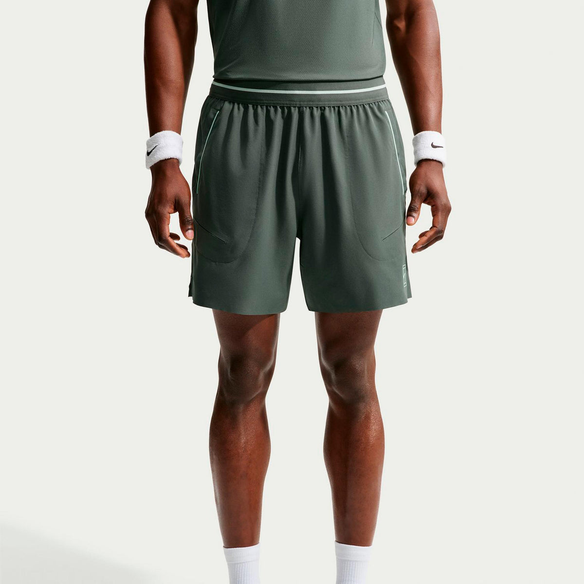 Nike Jannik Sinner Court Dri-FIT Advantage 6in Shorts Herrar - grågrön