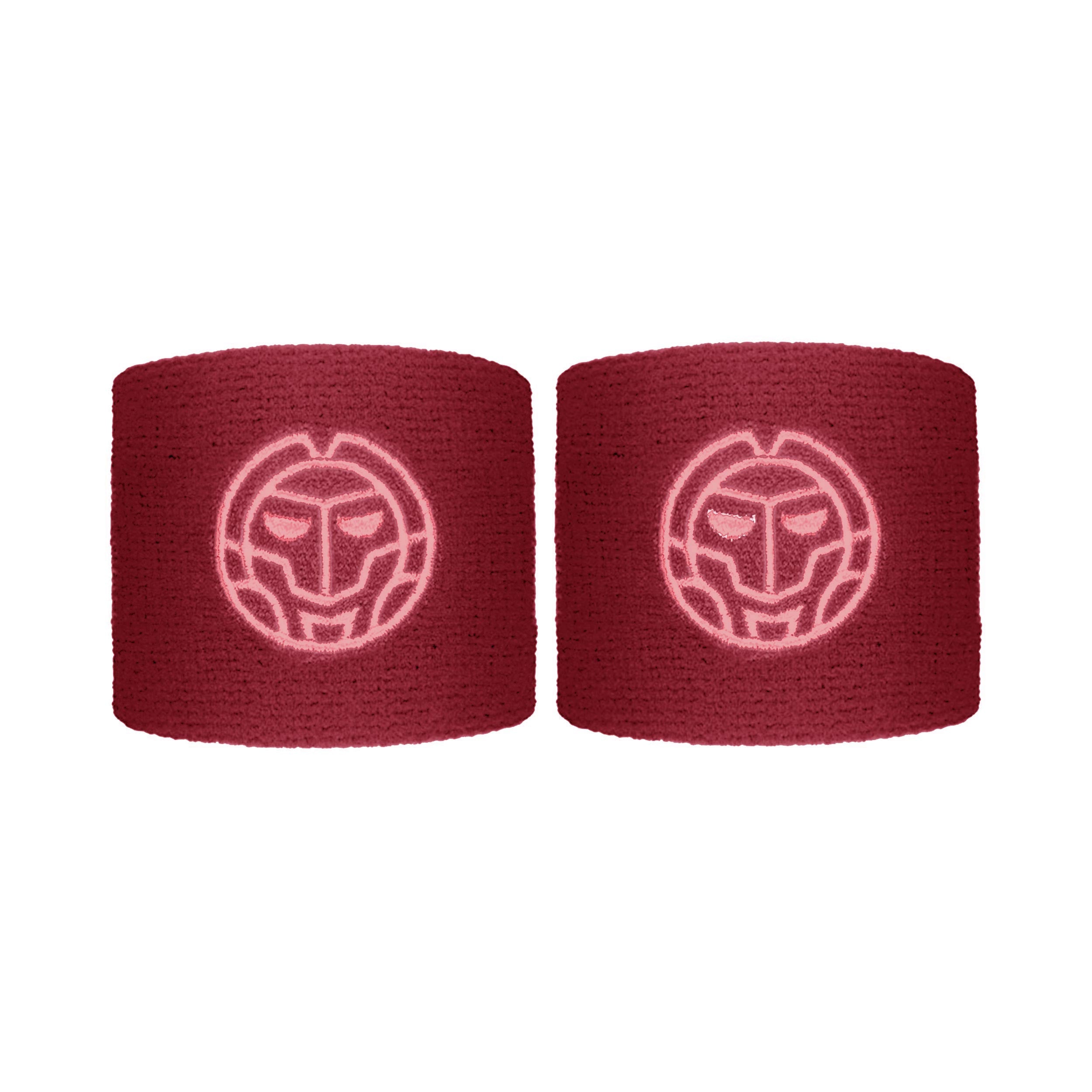 BIDI BADU Freeze Out Svettband 2-pack kort - mörkröd