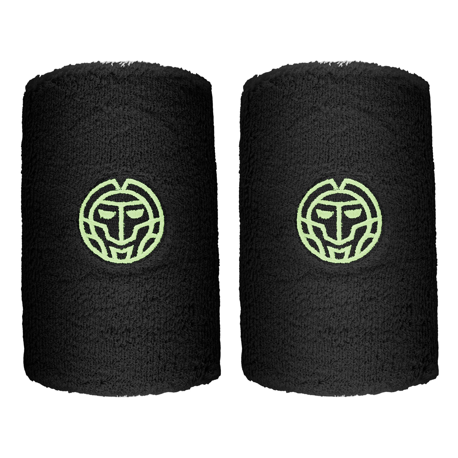 BIDI BADU Night Flash Svettband 2-pack lång - svart, vit