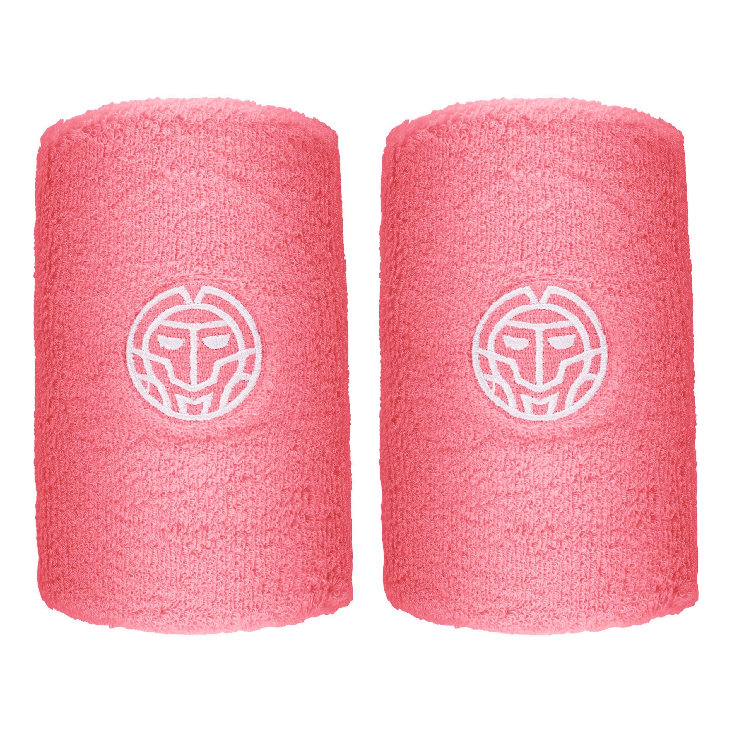 BIDI BADU Freeze Out Svettband 2-pack lång - rosa, vit