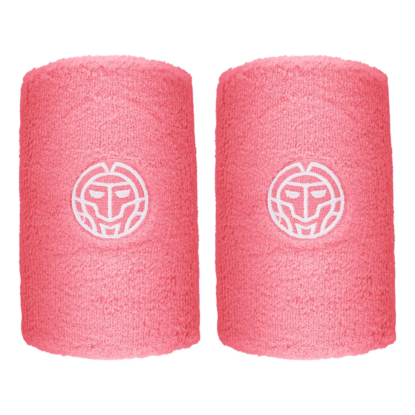 BIDI BADU Freeze Out Svettband 2-pack lång - rosa, vit