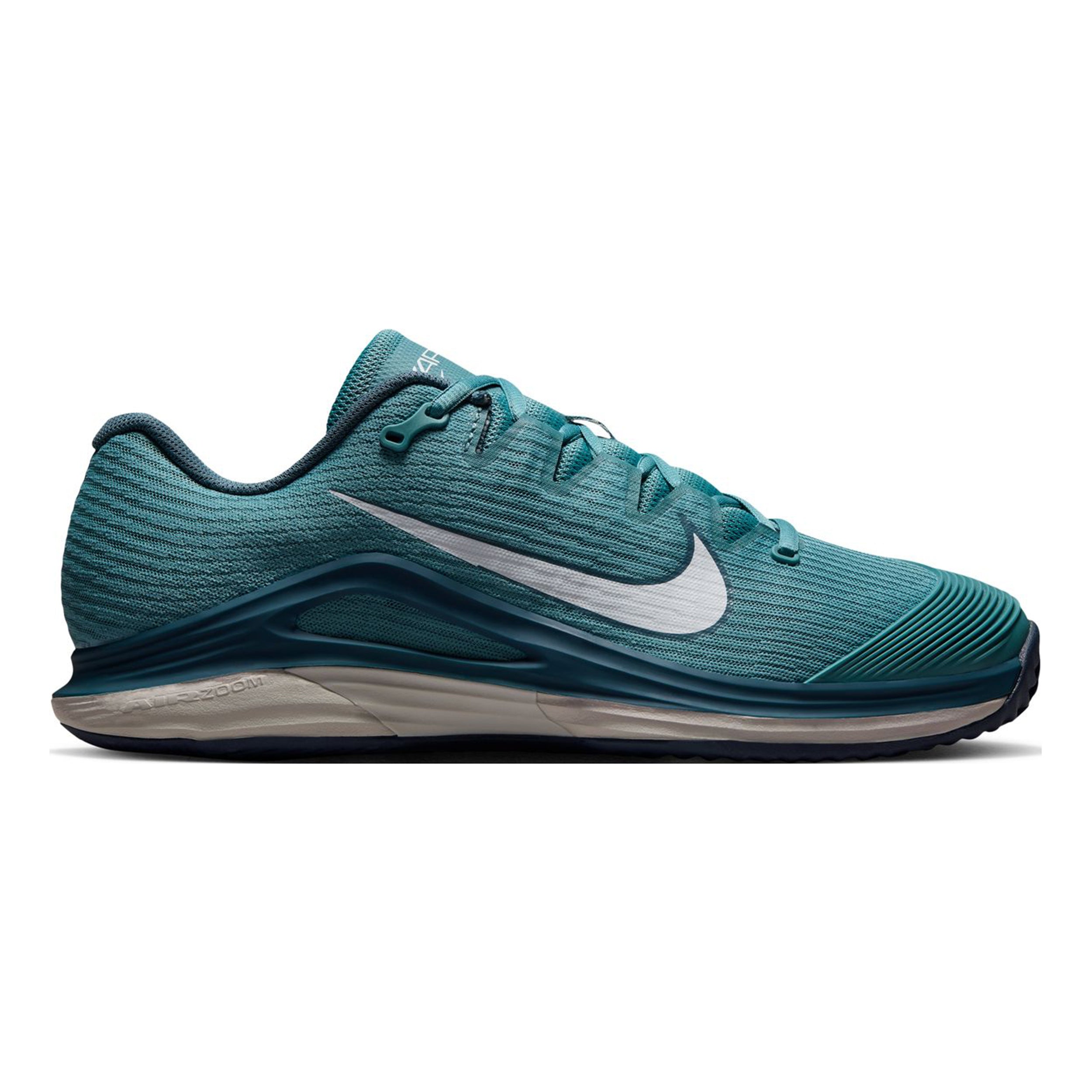 Nike Zoom Vapor 12 Sko för grus Herrar - petrol, vit