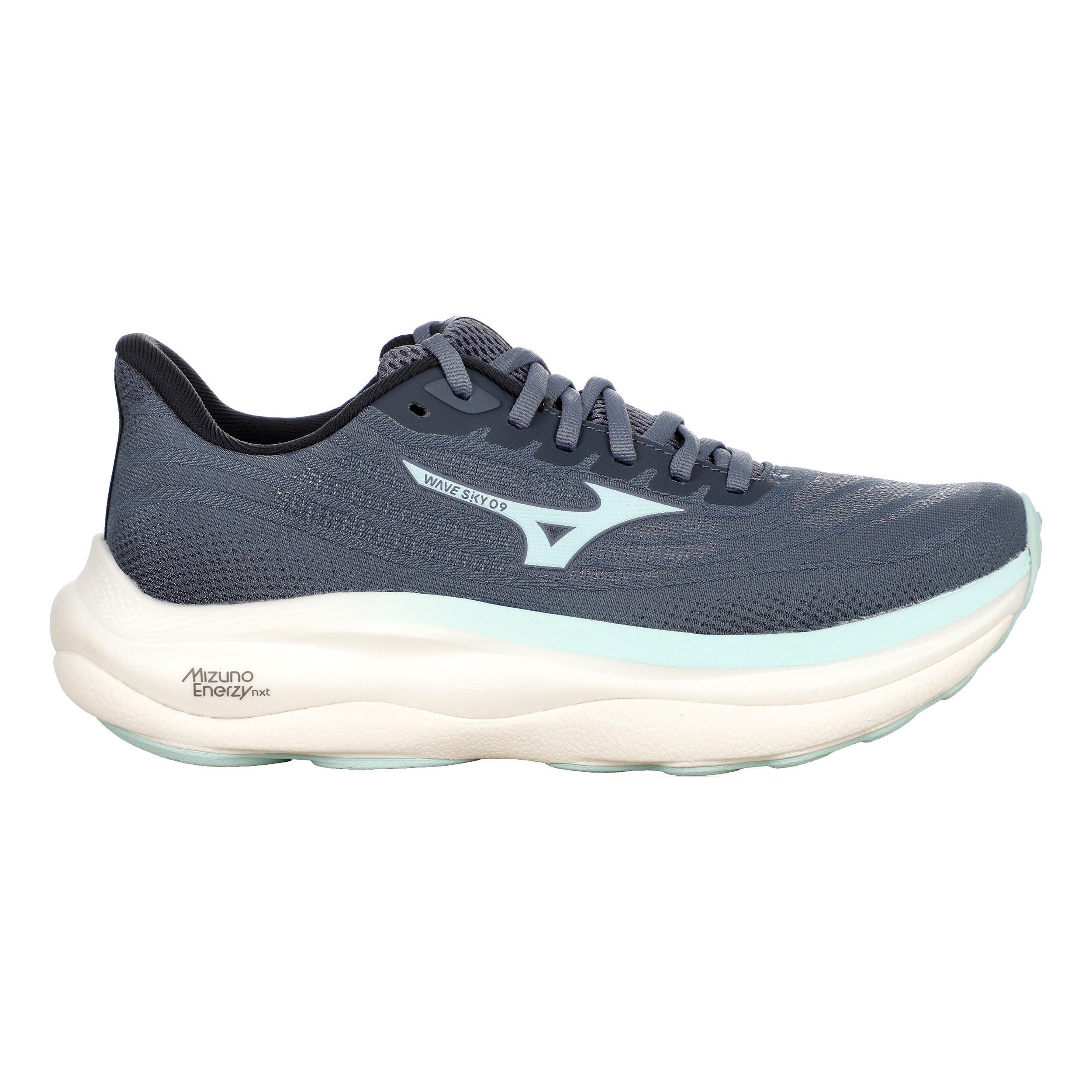 Mizuno Wave Sky 9  Neutralsko Damer - blågrå, mint