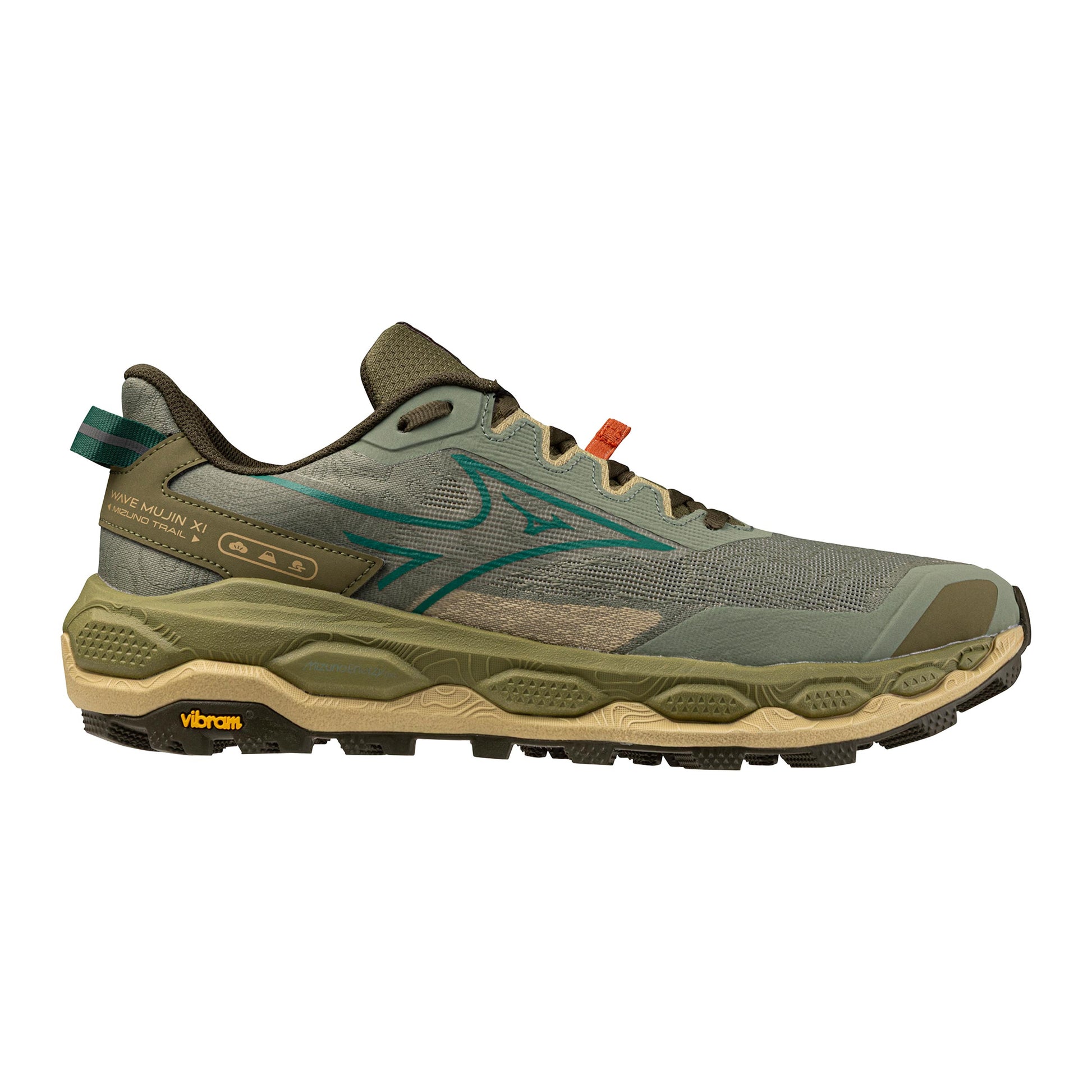 Mizuno Wave Mujin 11  Terrängsko Herrar - oliv, brun