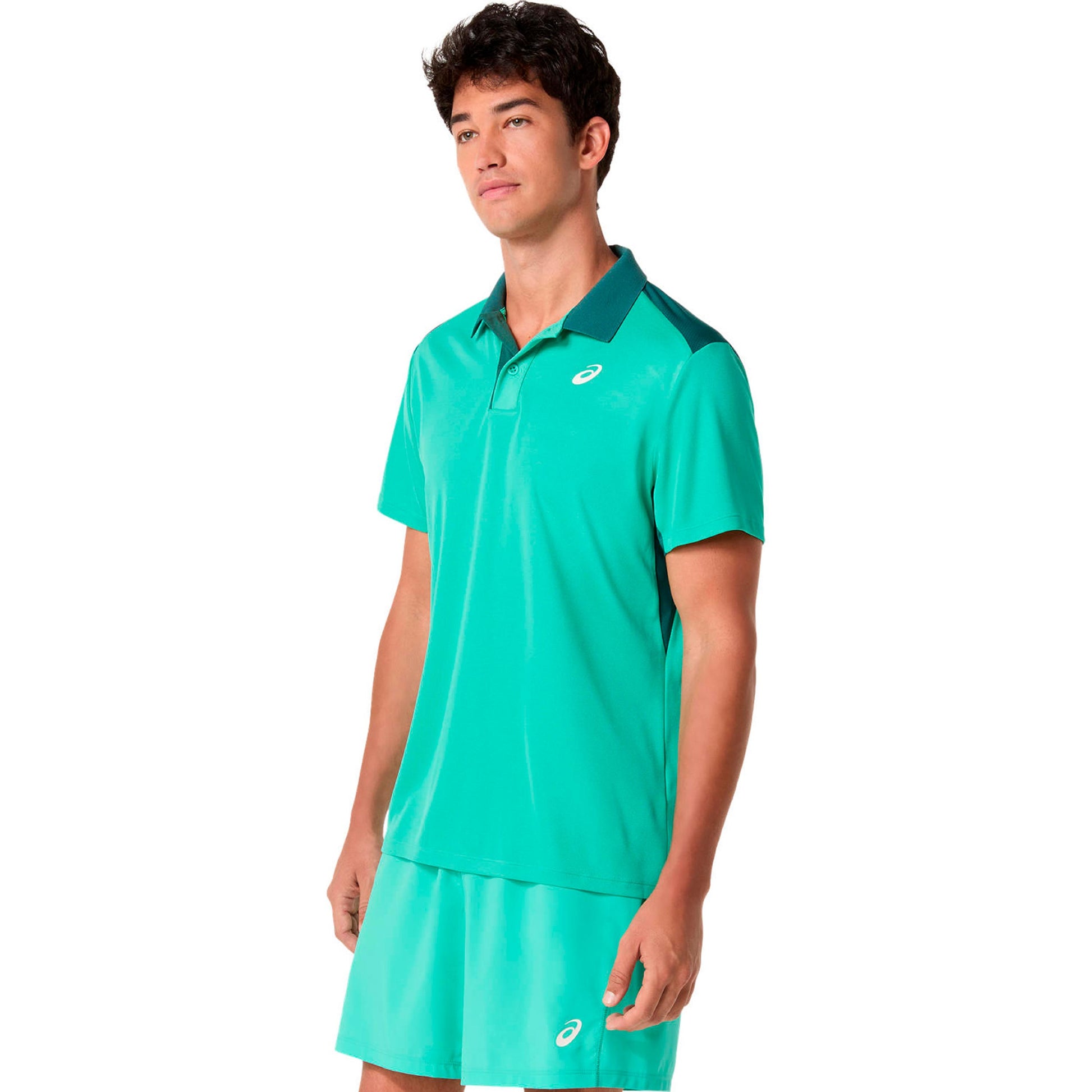 ASICS Court Polo Herrar-grön