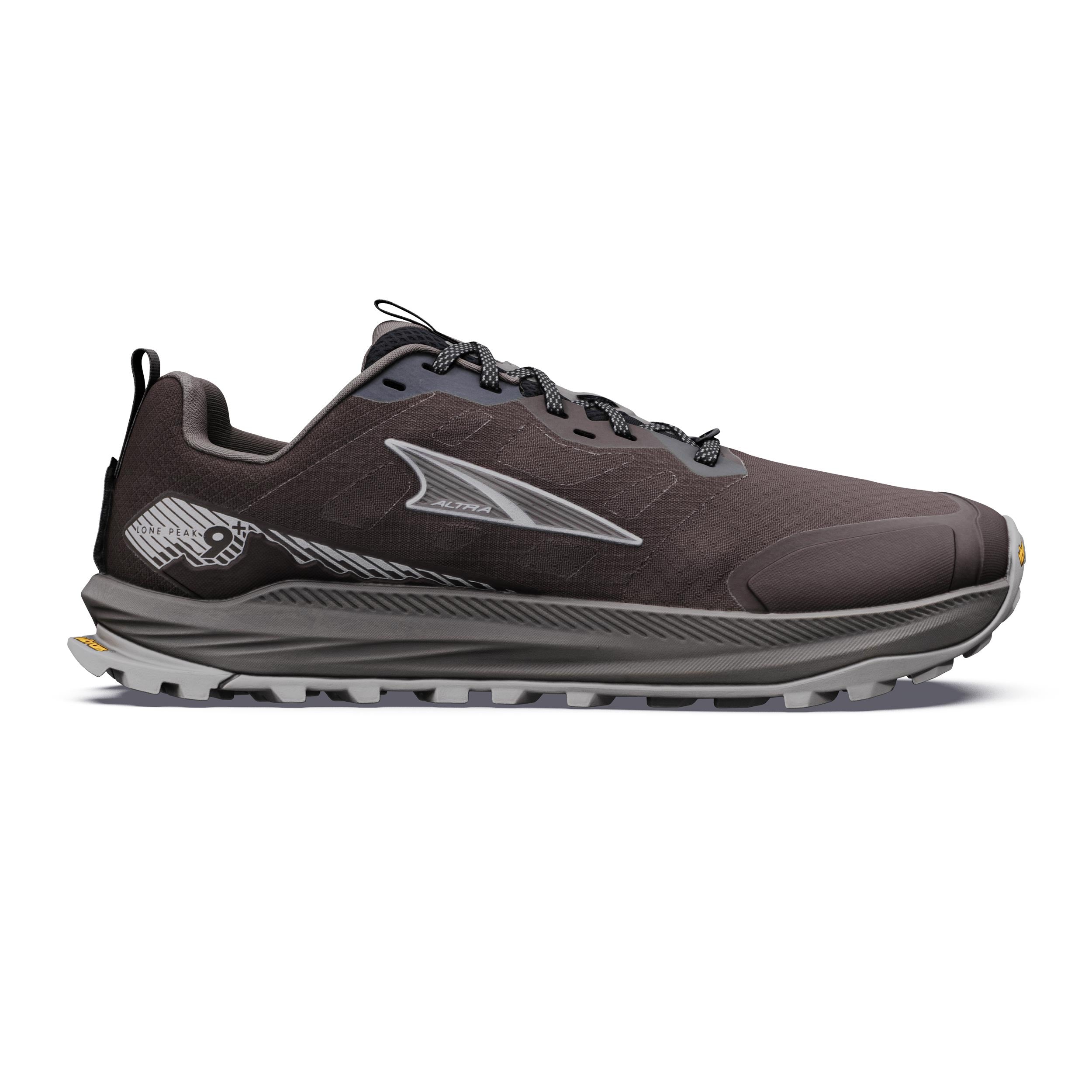 Altra Lone Peak 9+ Terrängsko Herrar - svart, grå