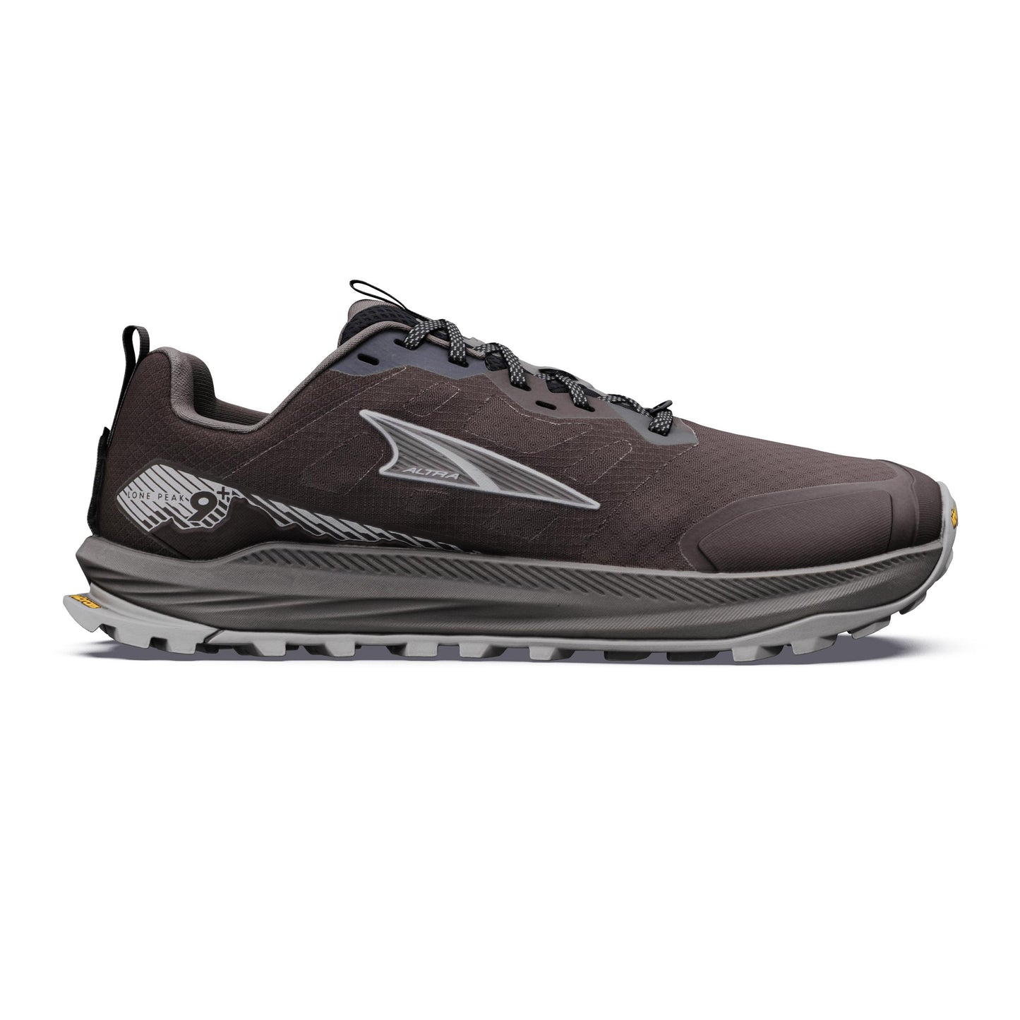 Altra Lone Peak 9+ Terrängsko Herrar - svart, grå