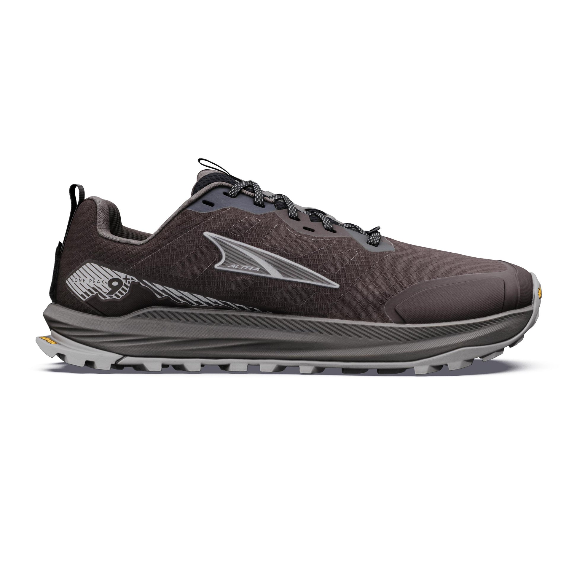 Altra Lone Peak 9+ Terrängsko Herrar - svart, grå