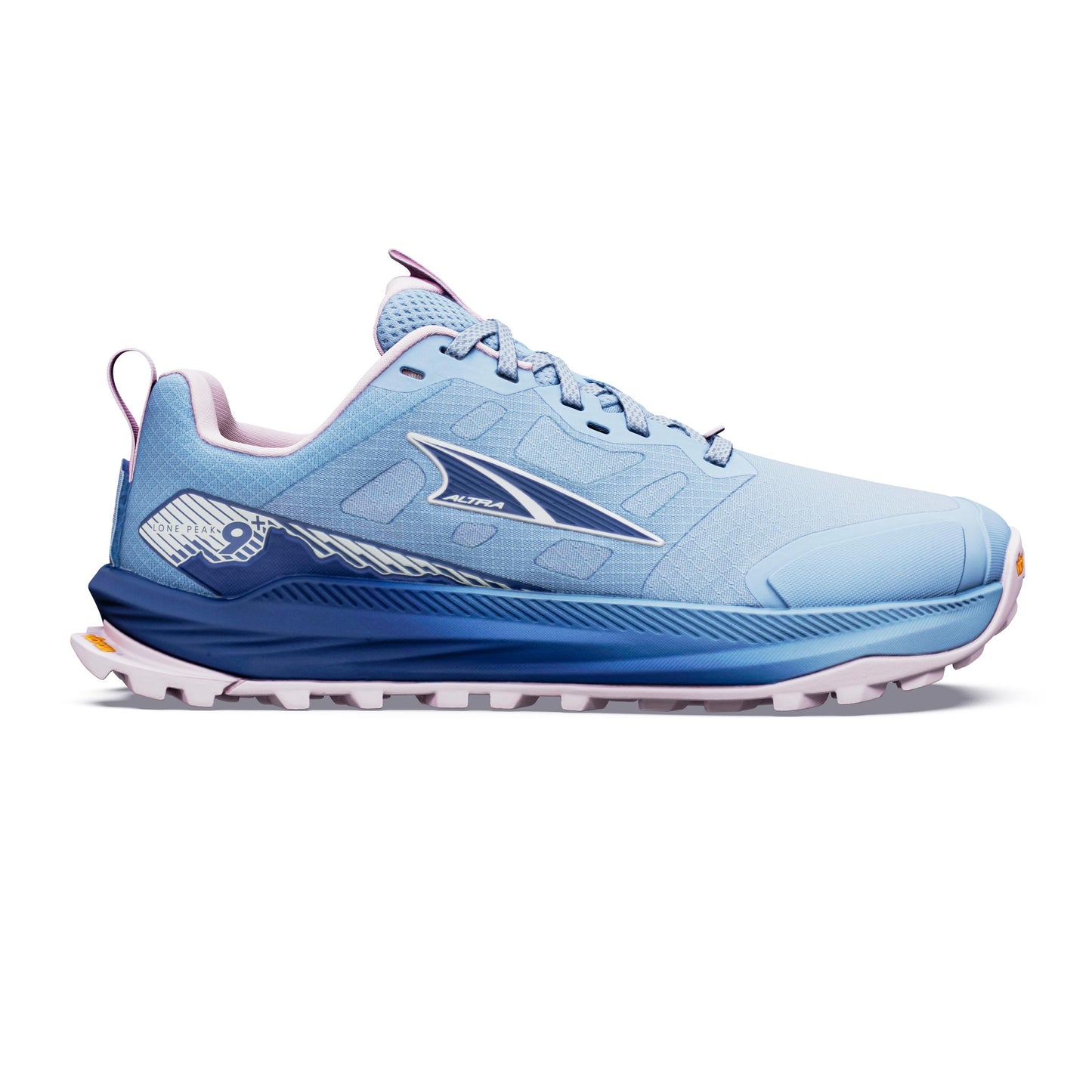 Altra Lone Peak 9+ Terrängsko Damer - blågrå, syrén