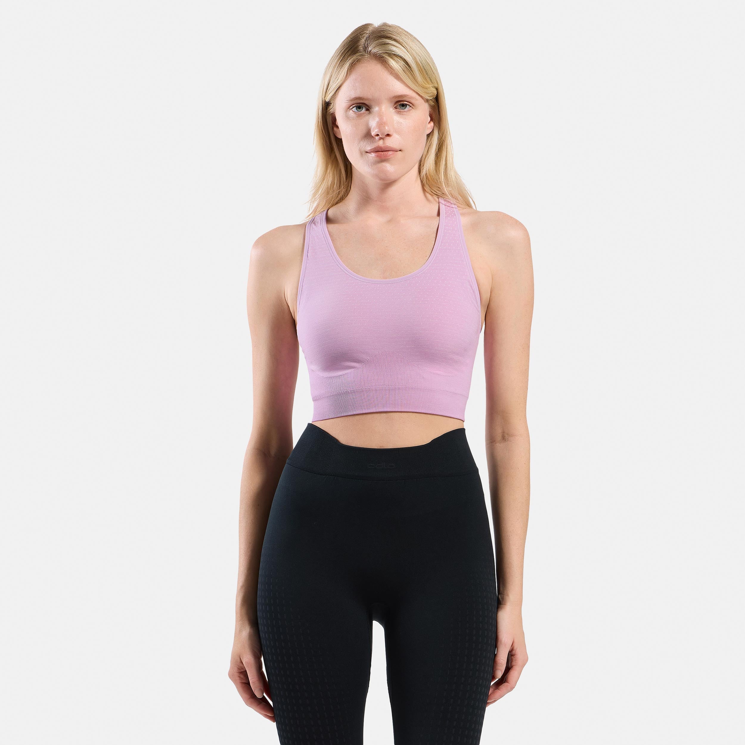 Odlo Seamless Medium Padded Sport  Sport-behå Damer - lila