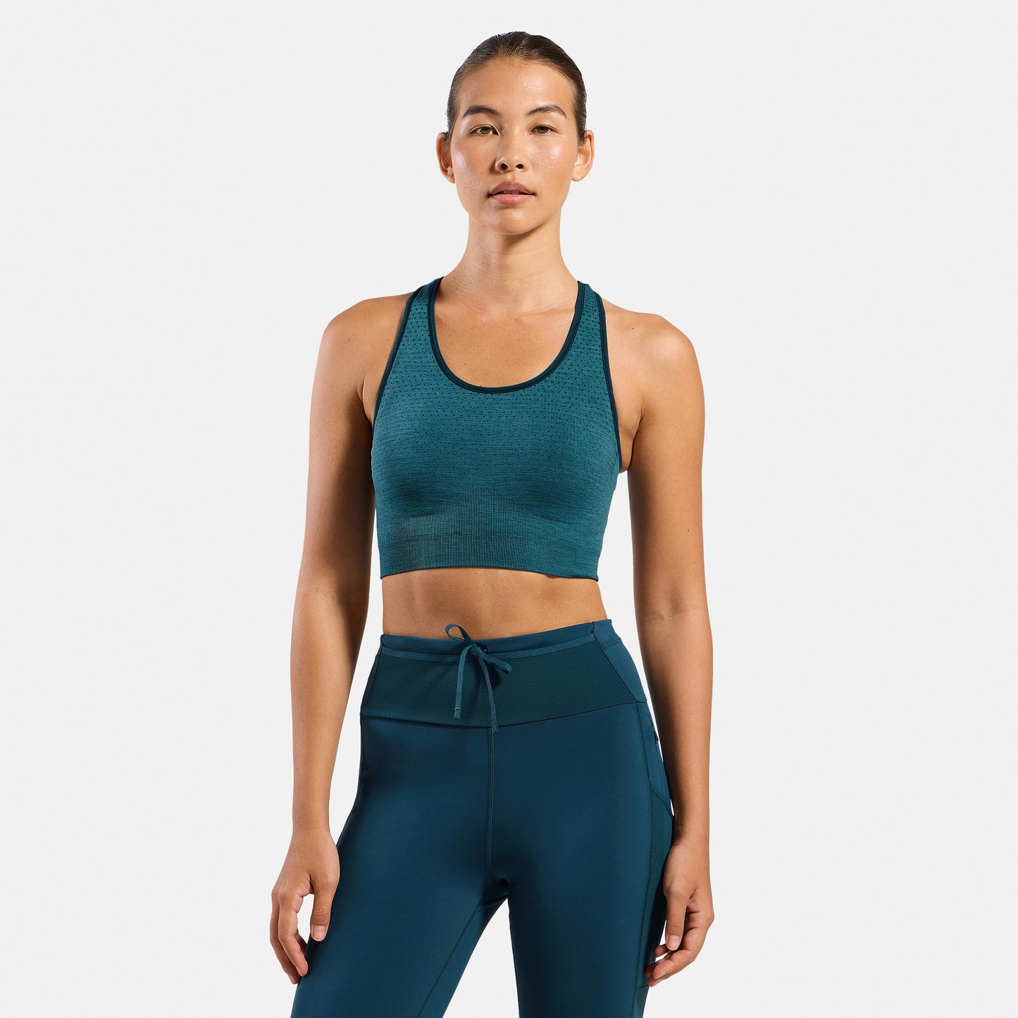 Odlo Seamless Medium Padded Sport  Sport-behå Damer - petrol