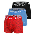 Dri-Fit Essential Micro Trunk Boxershorts - 3-pack Herrar-röd, blå