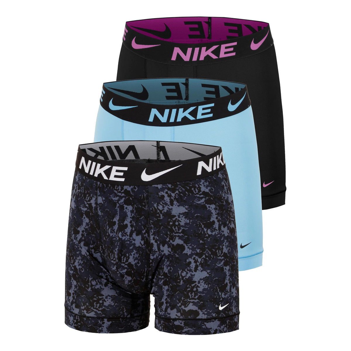 Nike Essential Micro Boxershorts 3-pack Herrar - mörkblå