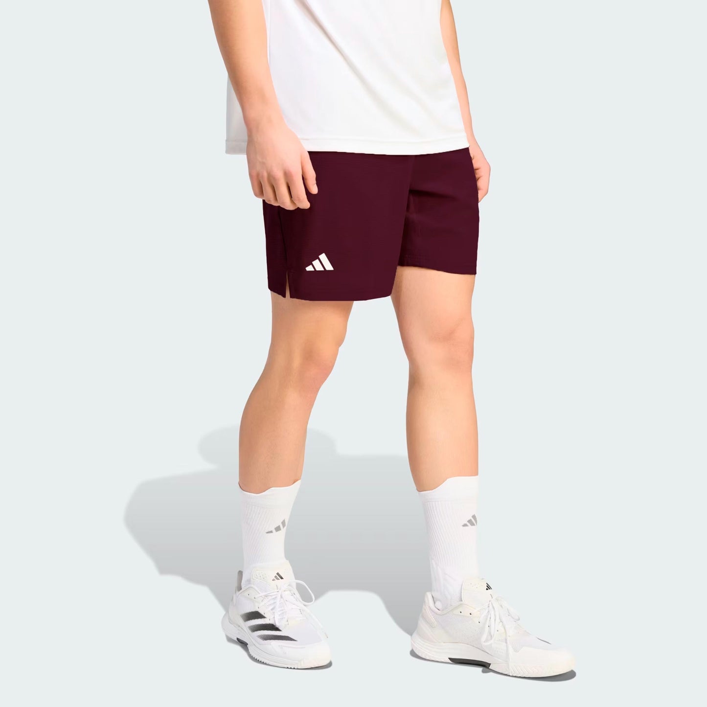 adidas 7Inch Ergo Shorts Herrar - rött vin