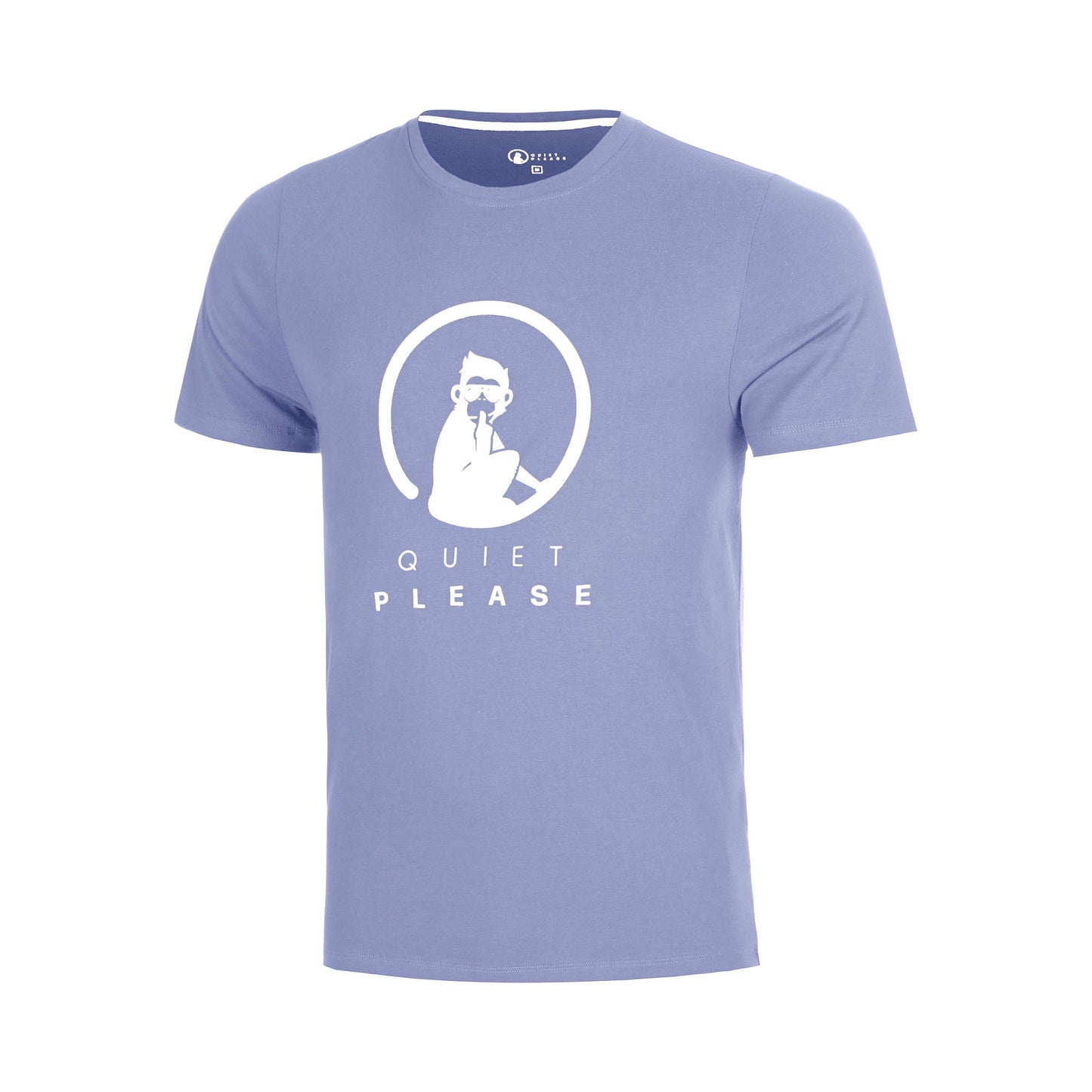 Quiet Please Glow Advantage Logo T-shirt Pojkar - blå