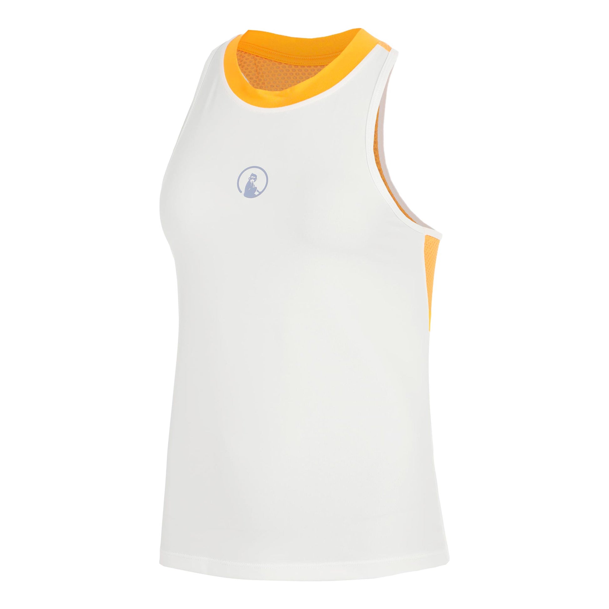 Quiet Please Glow Racerback 2.0 Linne Damer - creme