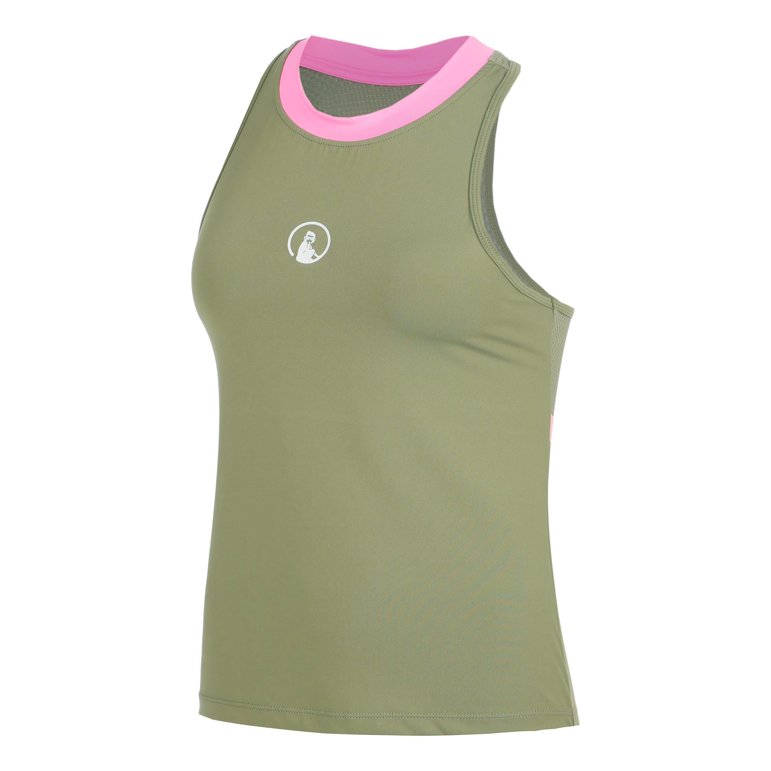 Quiet Please Memories Racerback 2.0 Linne Damer - kaki
