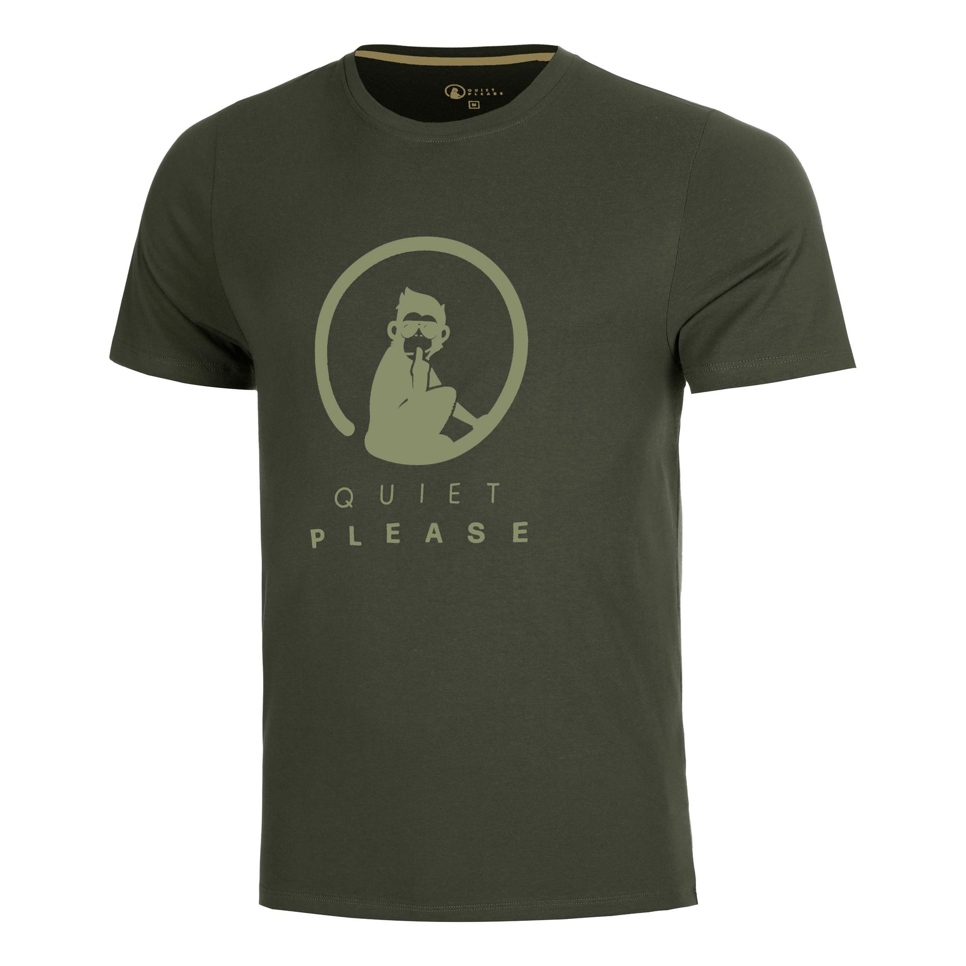 Quiet Please Memories Training T-shirt Herrar - mörkgrön