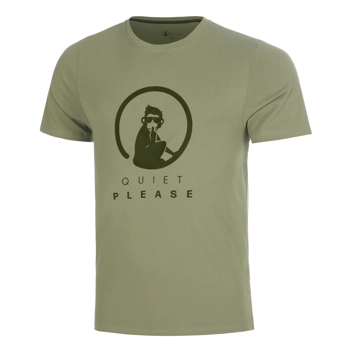Quiet Please Memories Training T-shirt Herrar - kaki