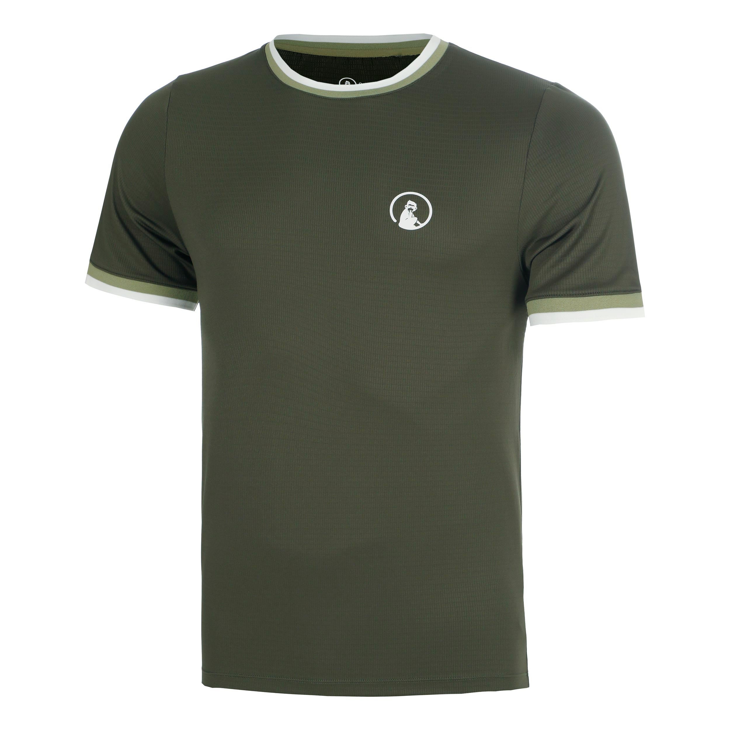 Quiet Please Memories Break Ringer T-shirt Herrar - mörkgrön