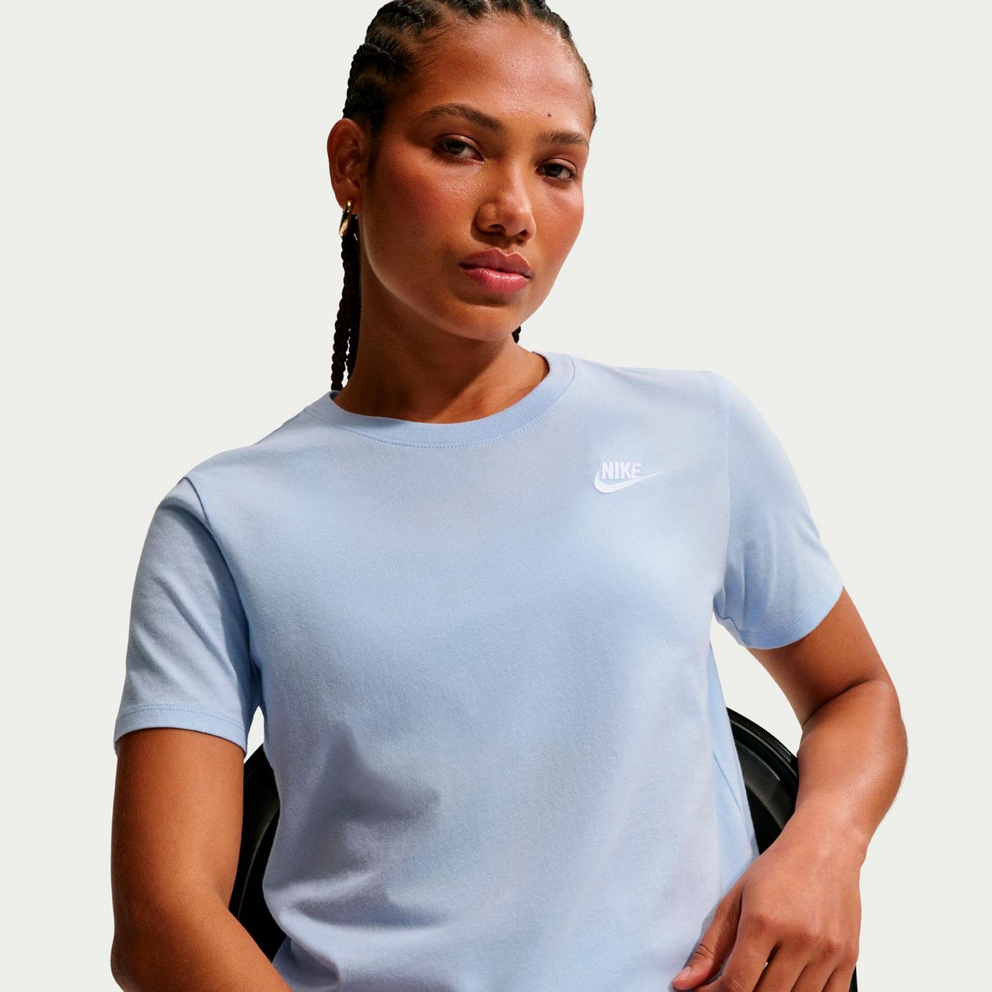 Nike New Sportswear Club T-shirt Damer - blågrå