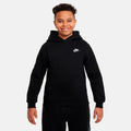 Club Fleece Huvtröja Barn - svart
